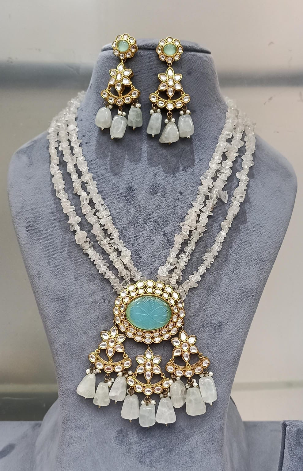 Lohita Polki Necklace Set