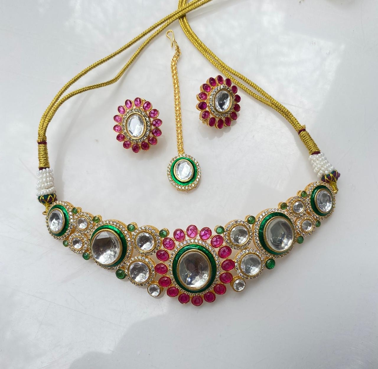 Riva Polki Choker Set