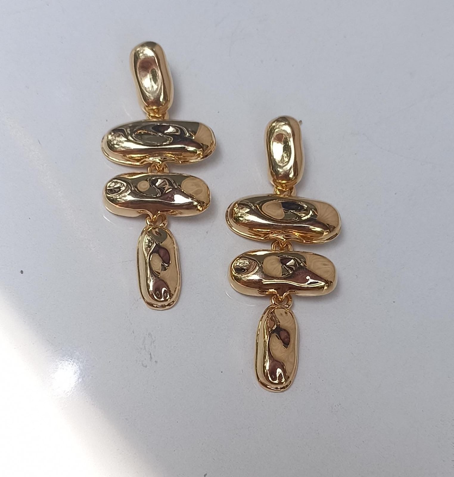 Golden Cascade Earrings