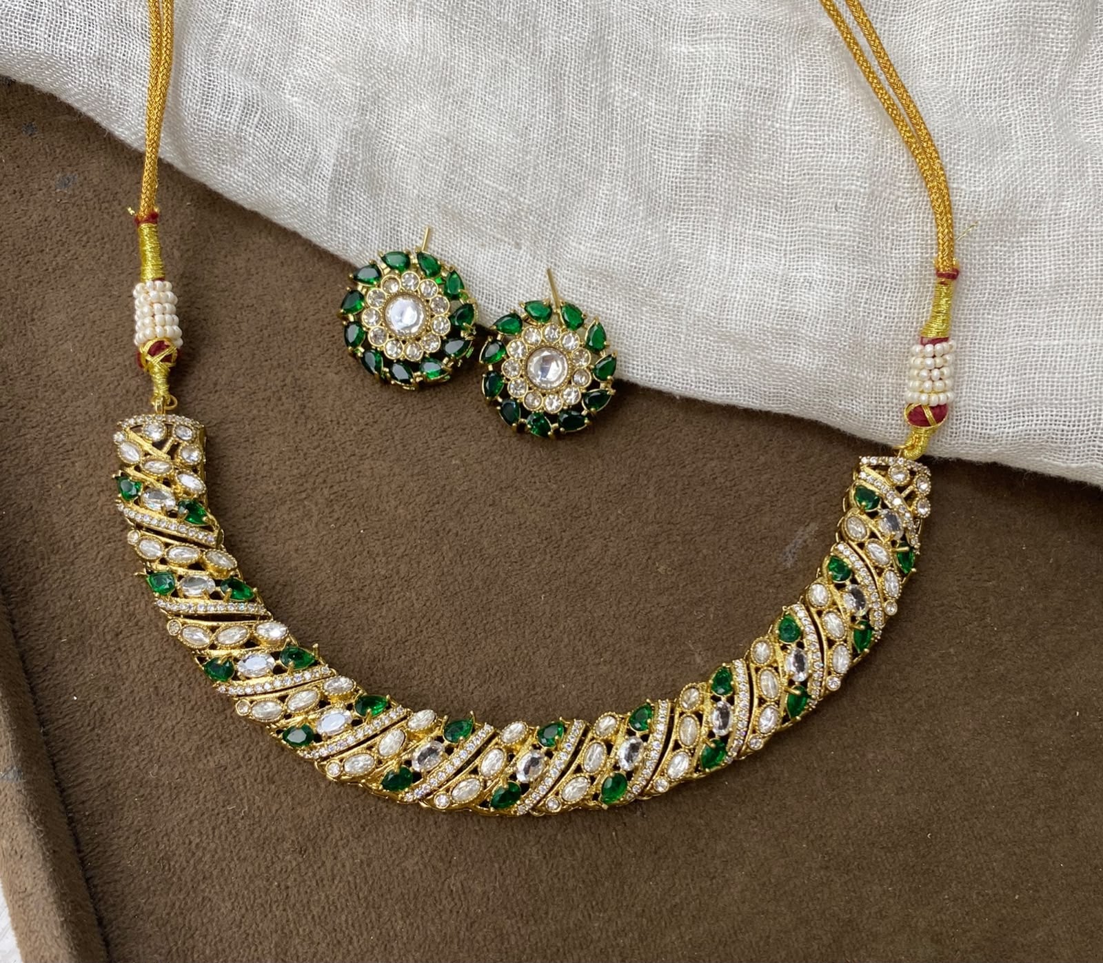 Revya Polki Necklace Set