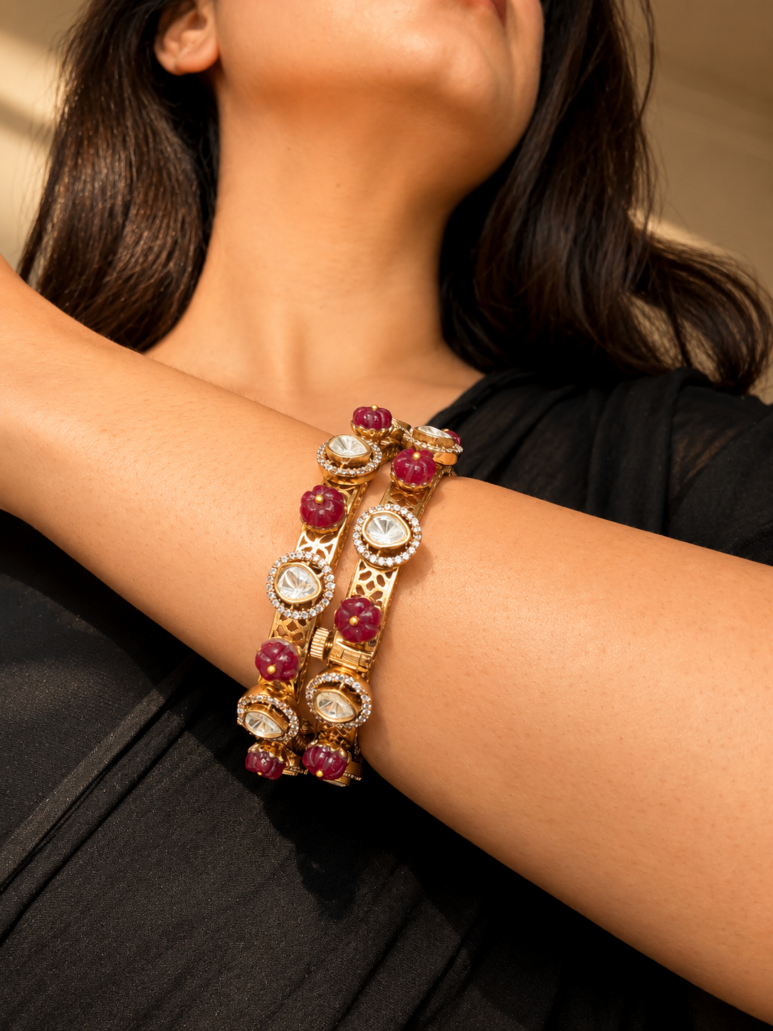 Royal Polki Bangles