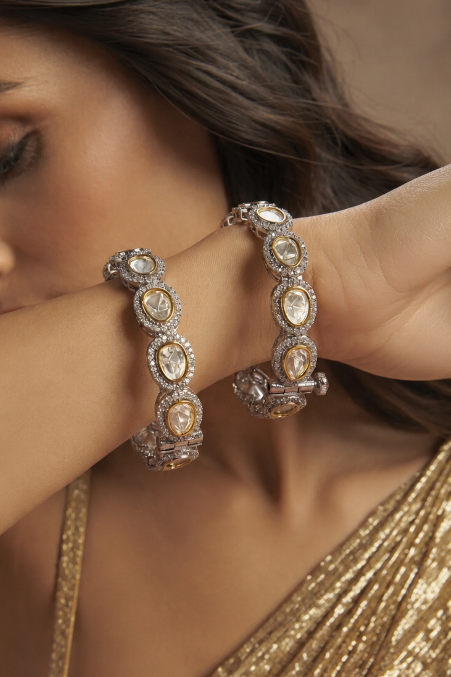 Victorian Polki Bangles