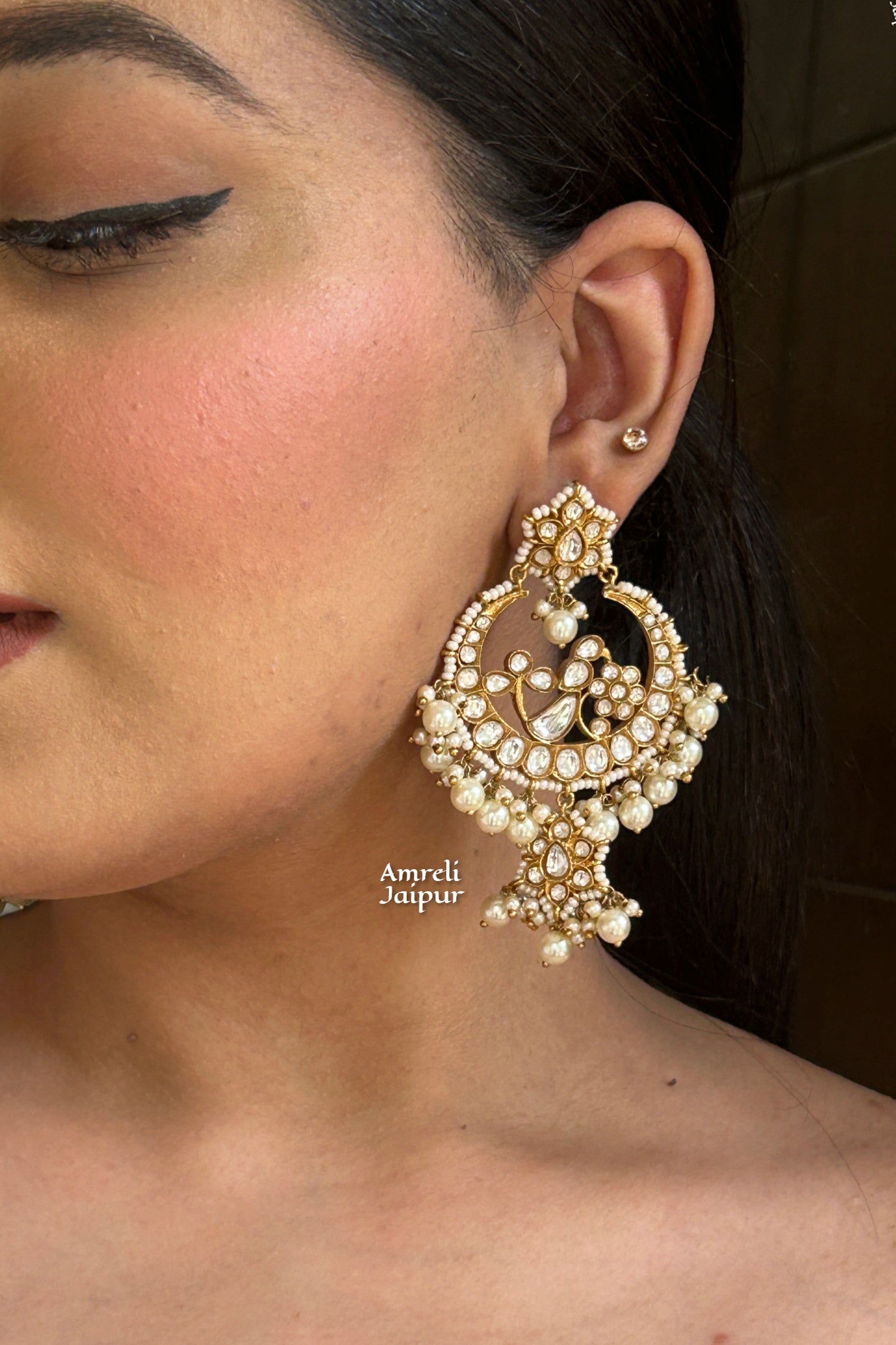 Aadita Polki Kundan Earrings