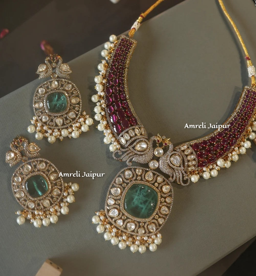 Alana Polki Kundan Set