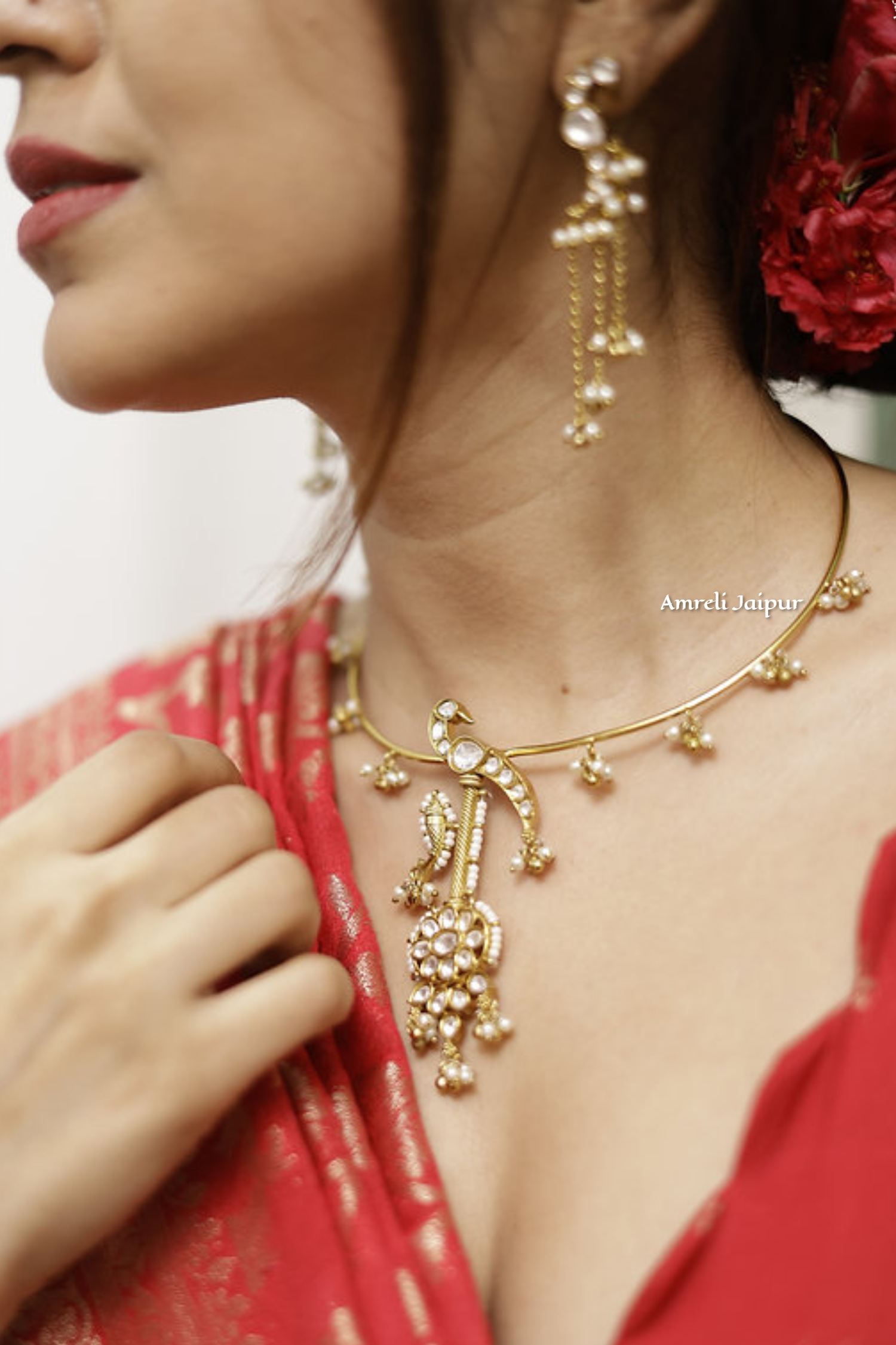 Farida Polki Necklace Set