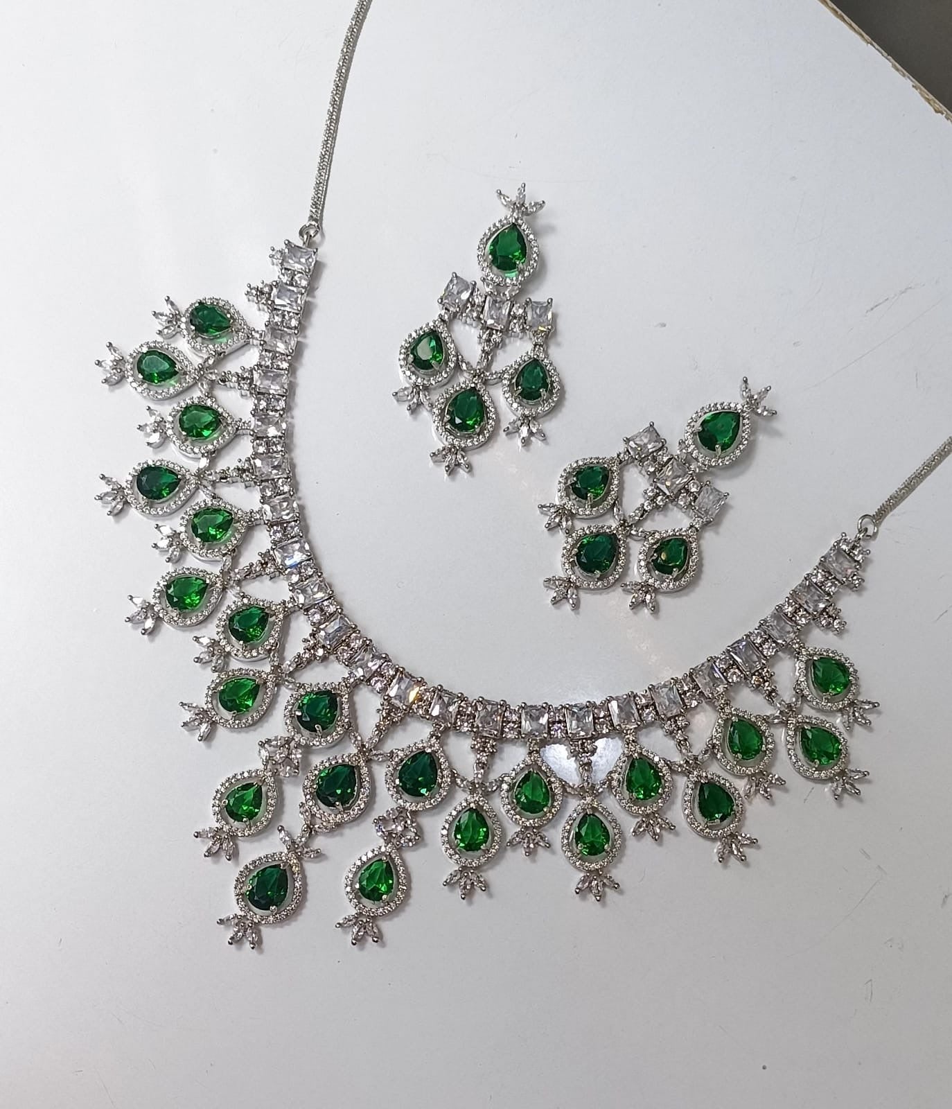 Adeline Diamond Necklace Set