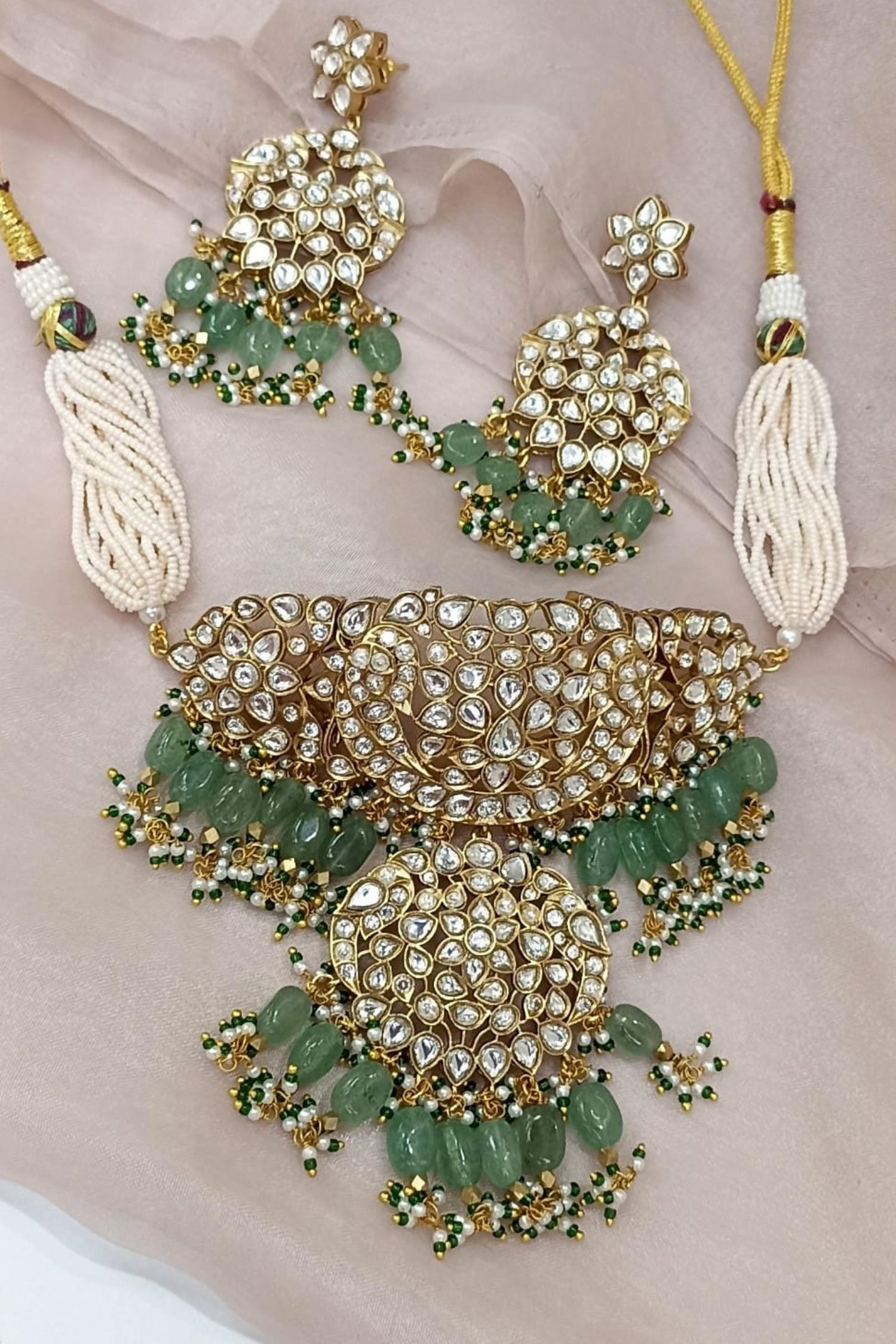 Azzaa Polki Choker Set