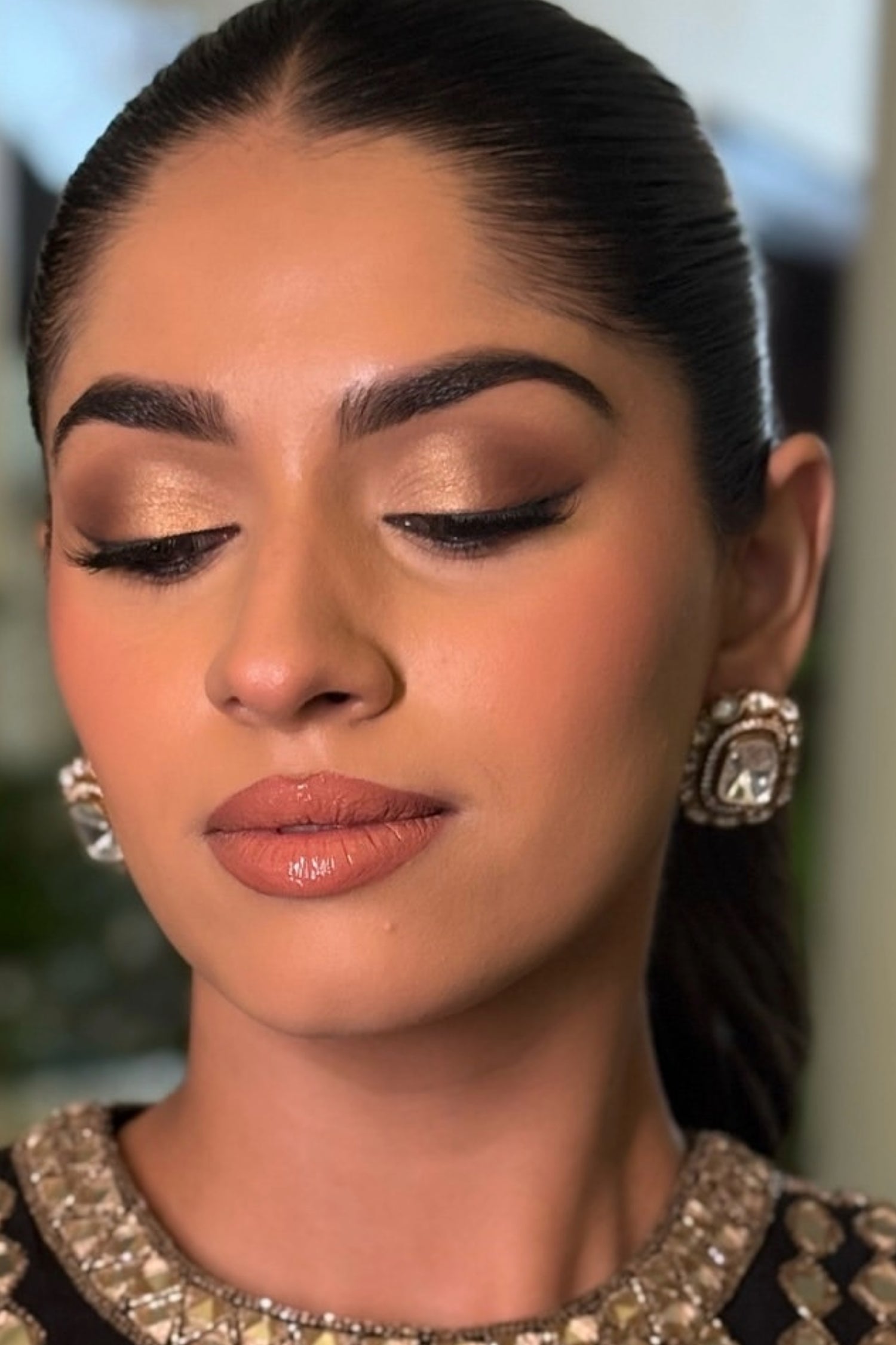 Meehika Polki Studs Earrings