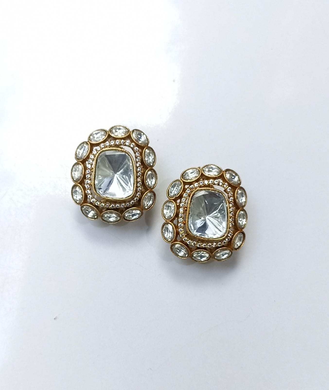 Meehika Polki Studs Earrings