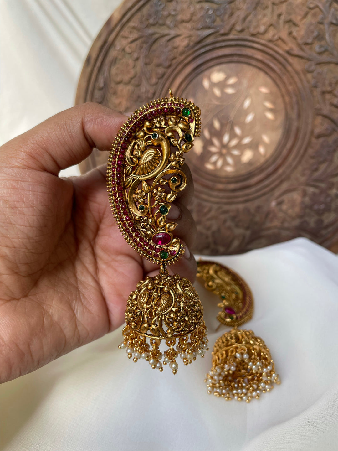 Dhanwi Gold Plated Earrings