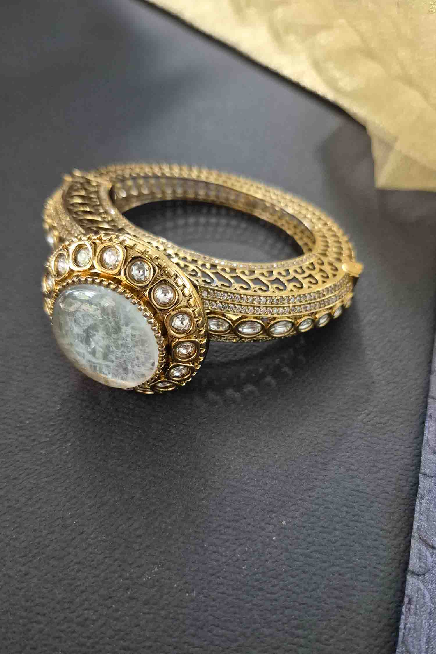 Victorian Polki Bracelet Bangle
