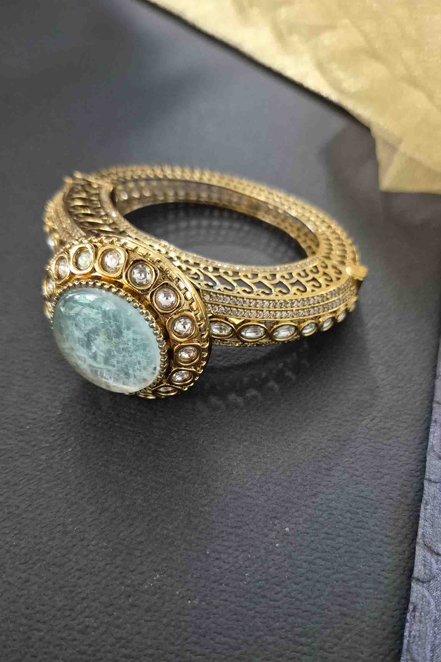 Victorian Polki Bracelet Bangle