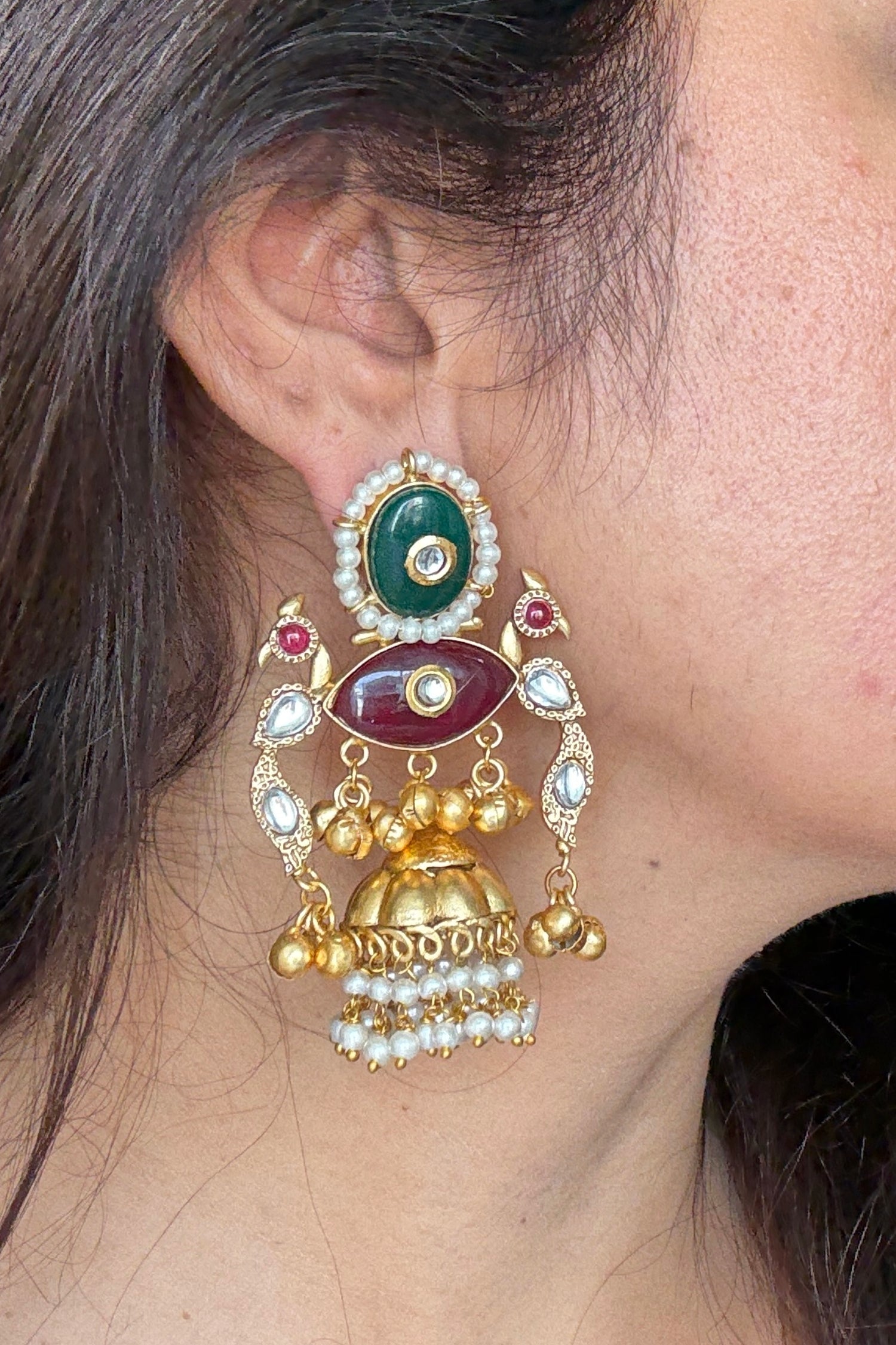 Sunehri Gold Plated Earrings