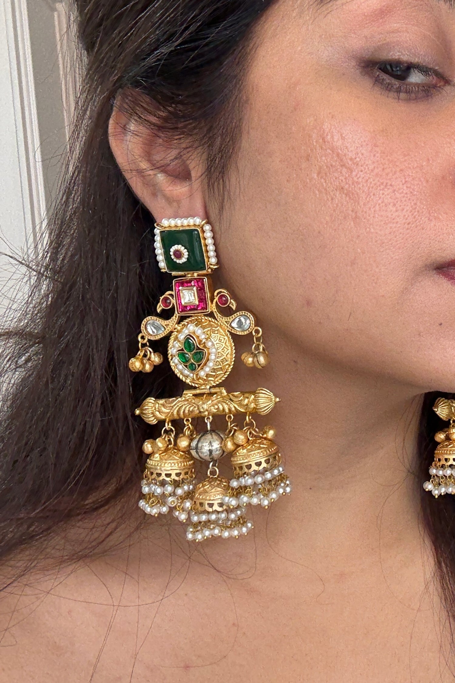 Sunehri Gold Plated Earrings