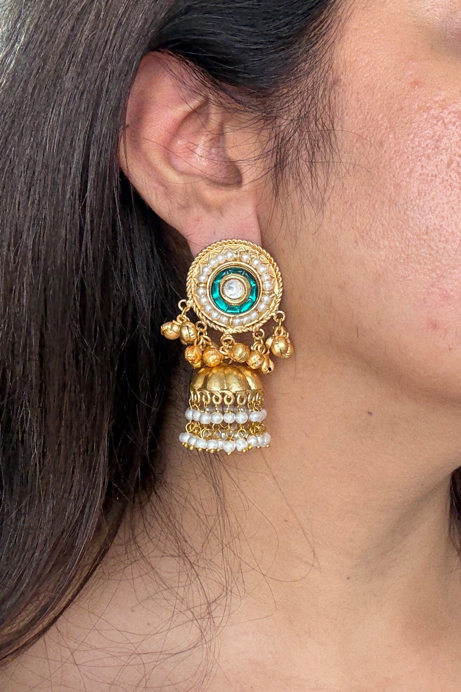 Sunehri Gold Plated Earrings