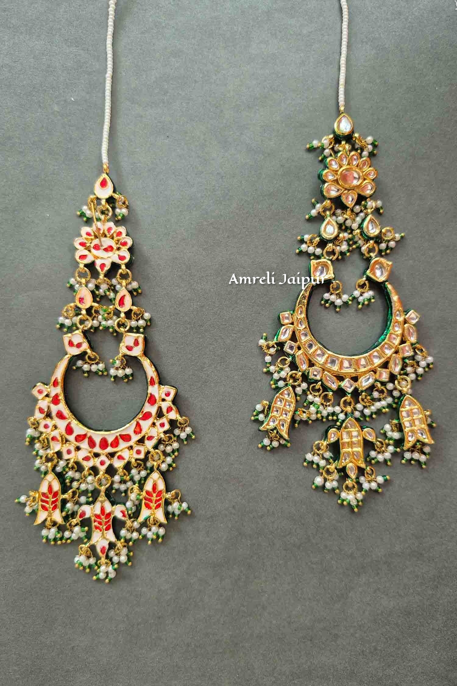 Oorjaa Kundan Earrings