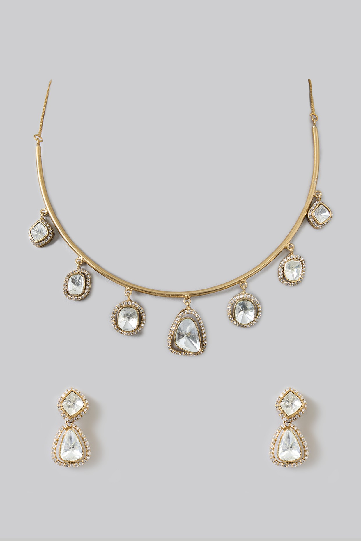 Malini Polki Necklace Set