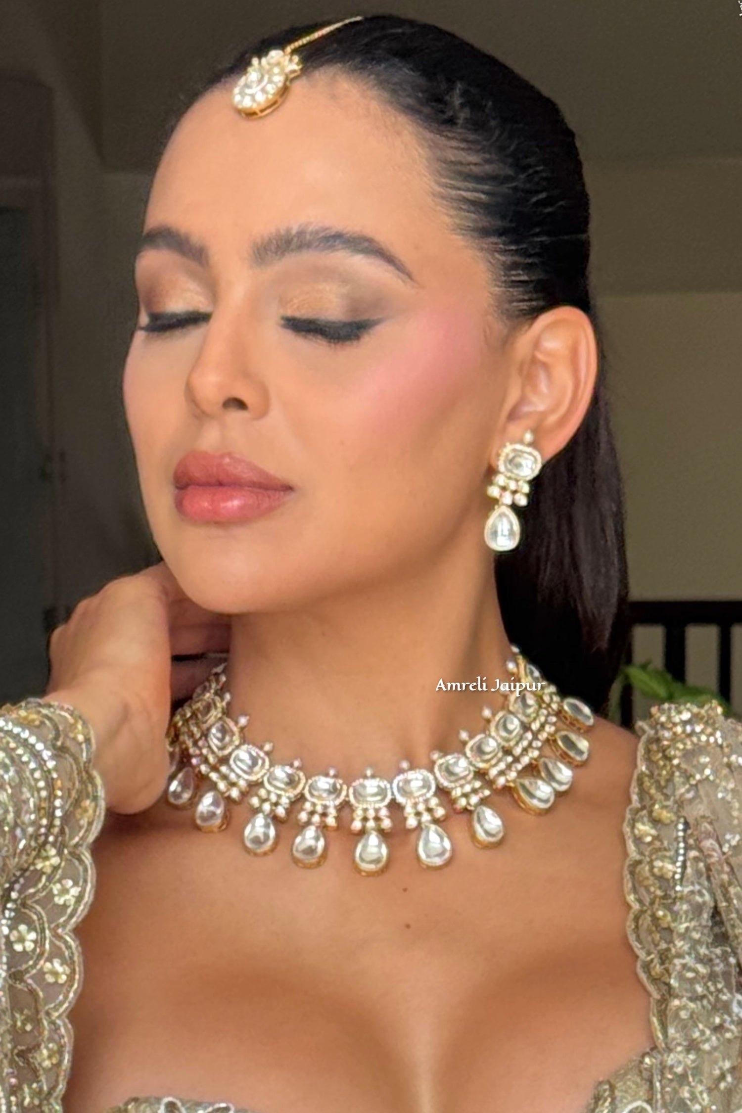 Asirya Polki Necklace Set