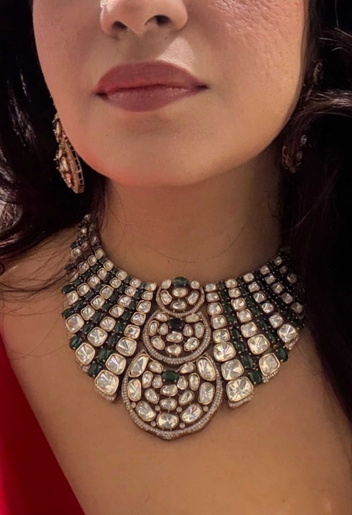 Anjuli Polki Kundan Choker Set