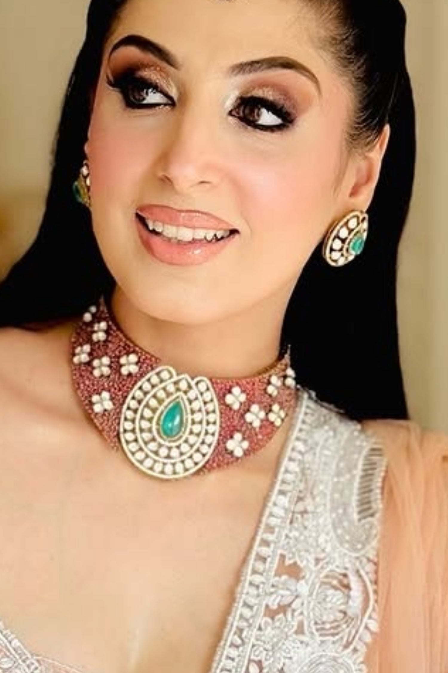 Rupal Polki Kundan Choker Set