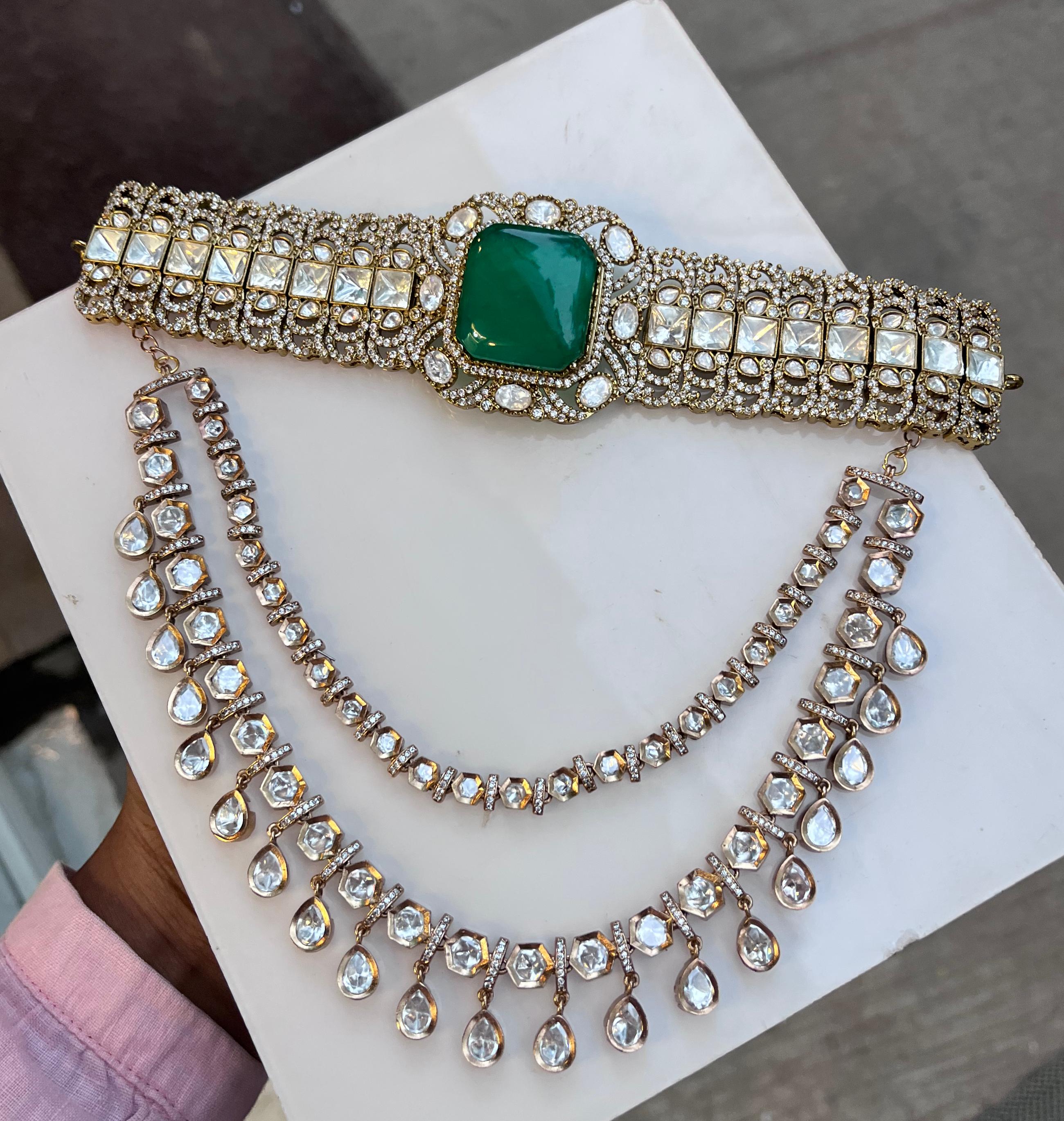 Cipia Polki Kundan Set