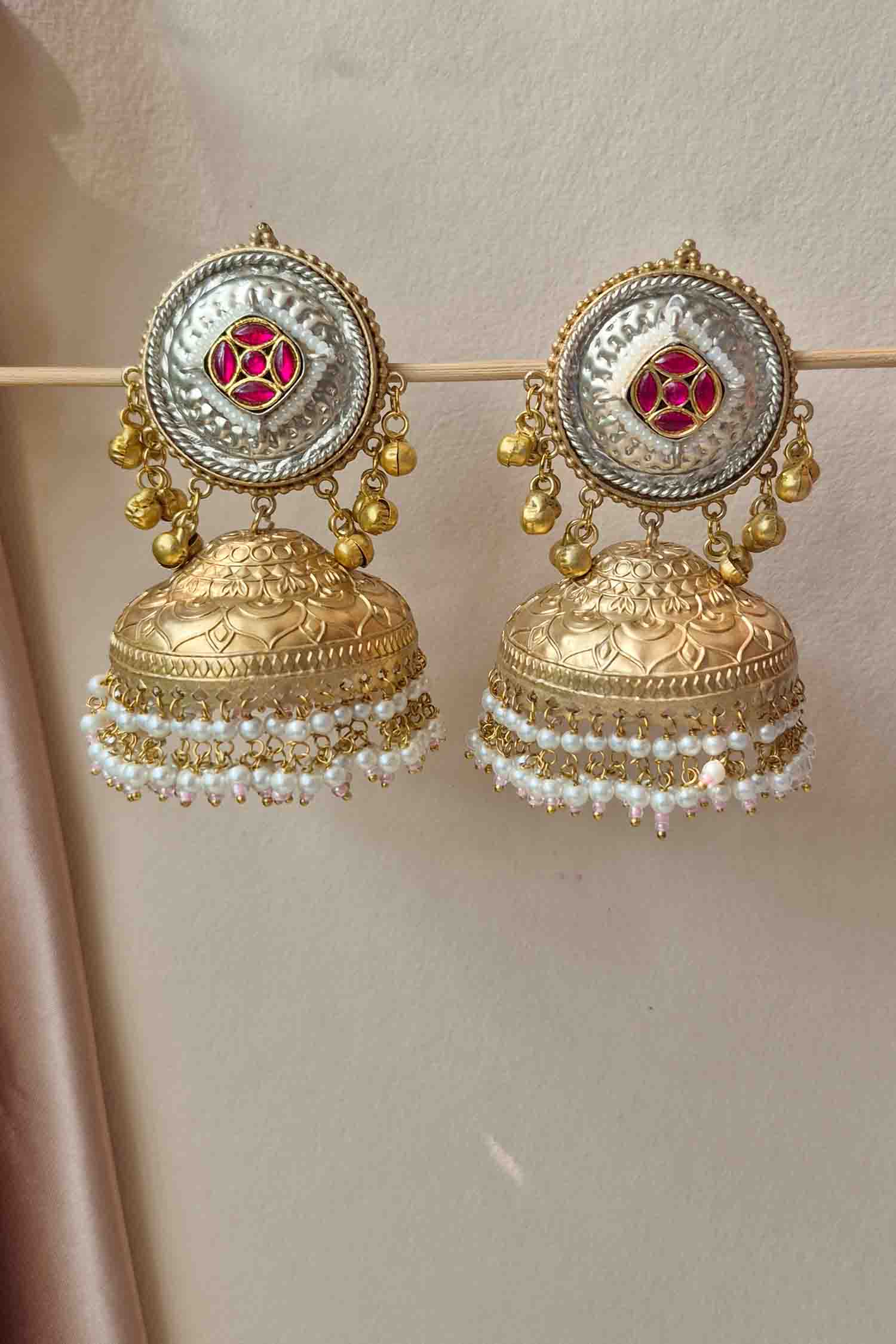 Mahala Dual Tone Earrings