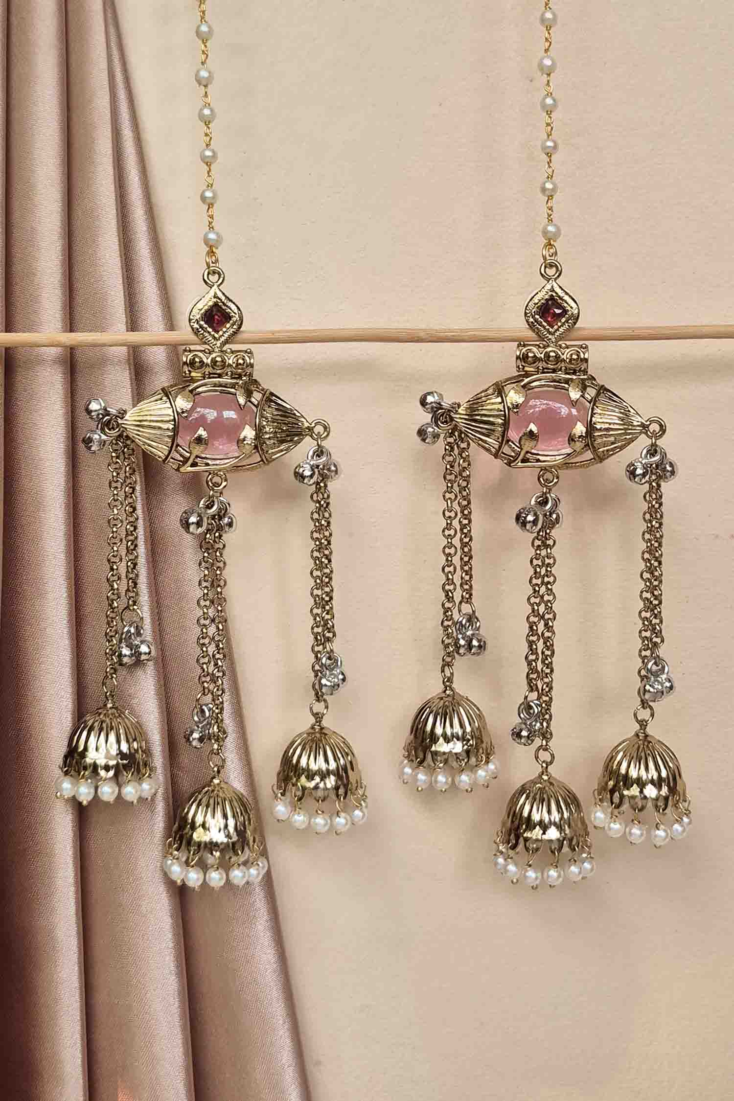 Aneri Matt Gold Jhumkas