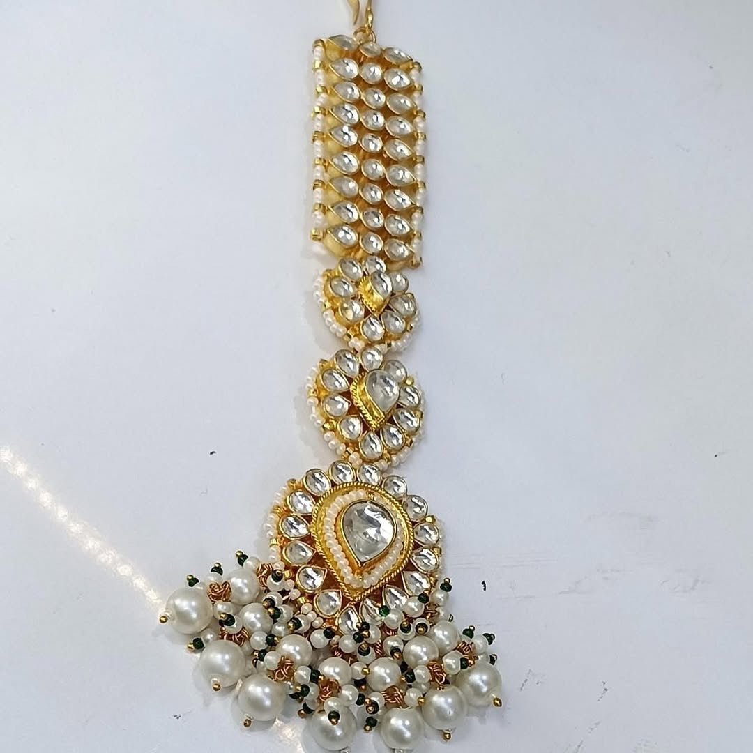 Ziva Earrings with Maangtika