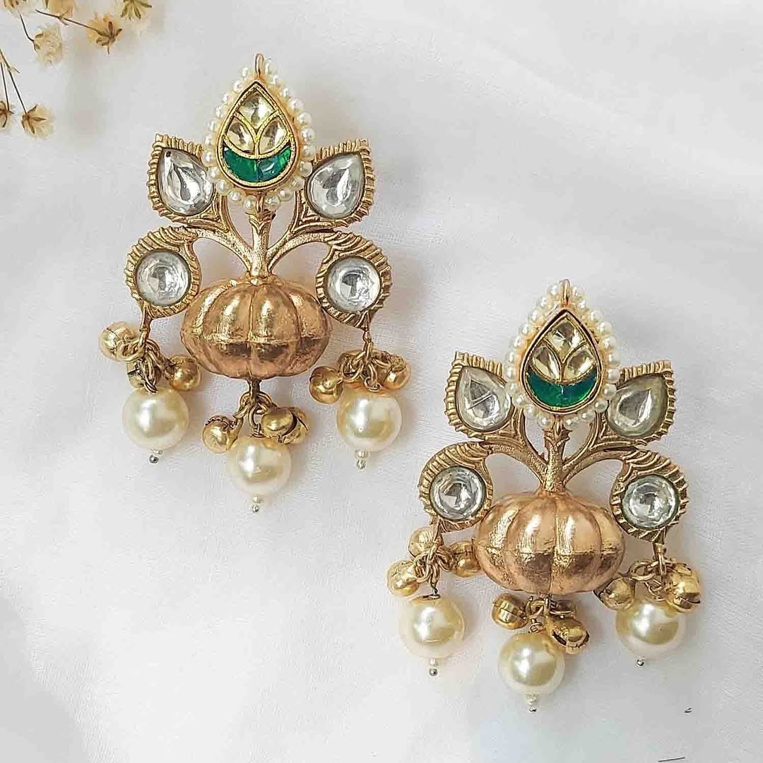 Ziva Earrings with Maangtika