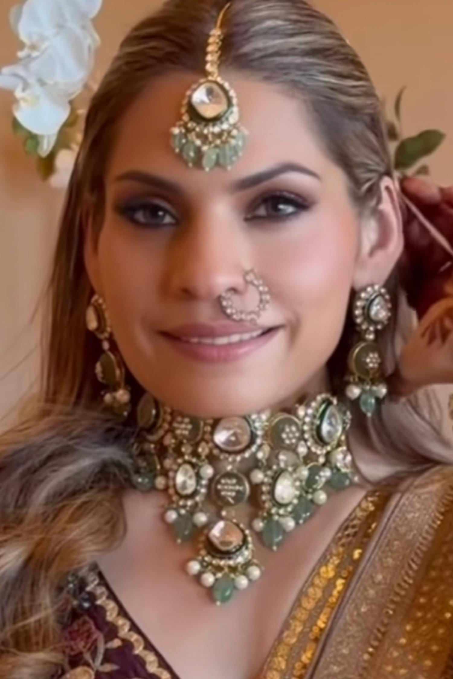 Noorani Polki Choker Set