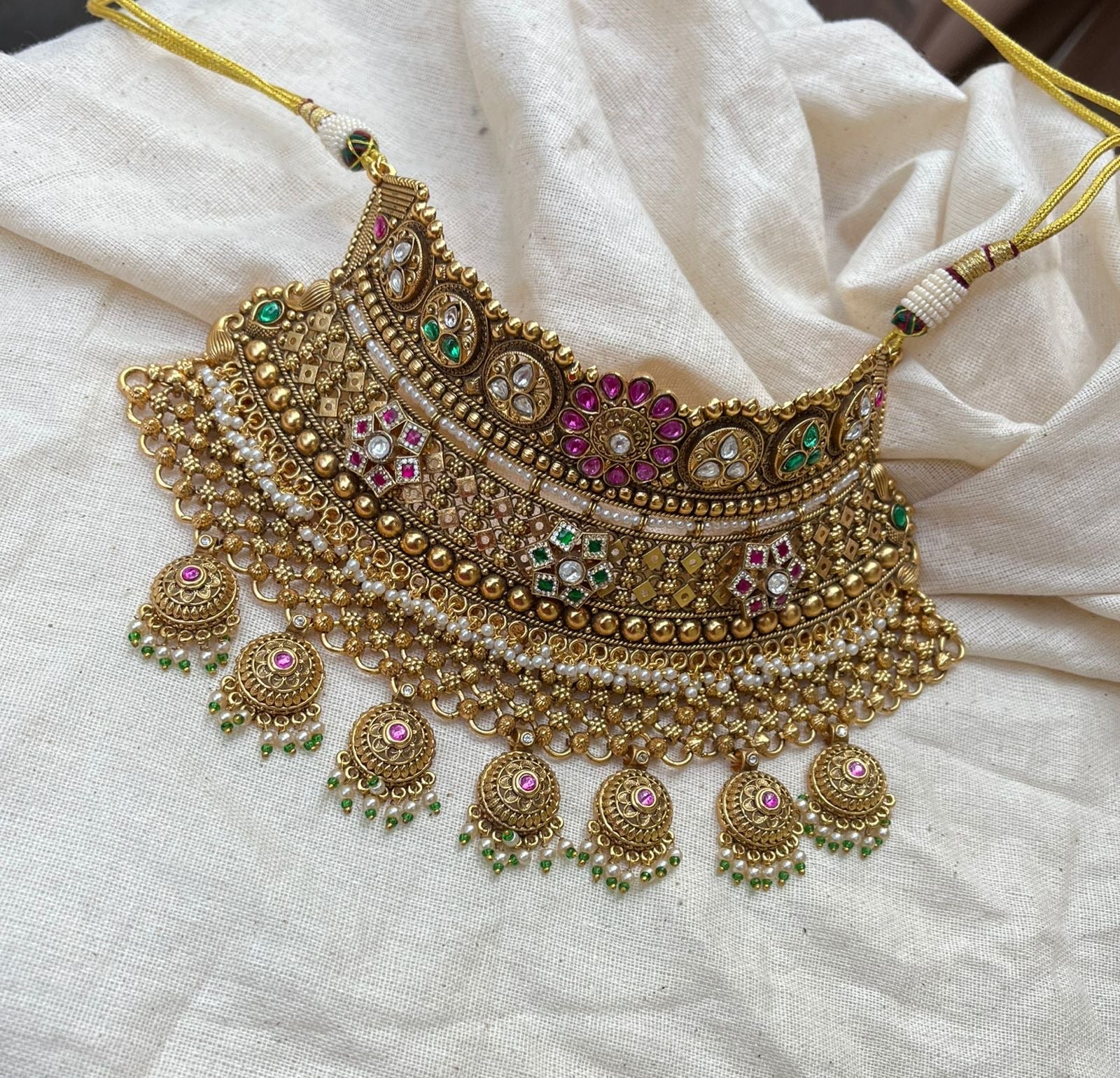 Sana Gold Plated Temple Set