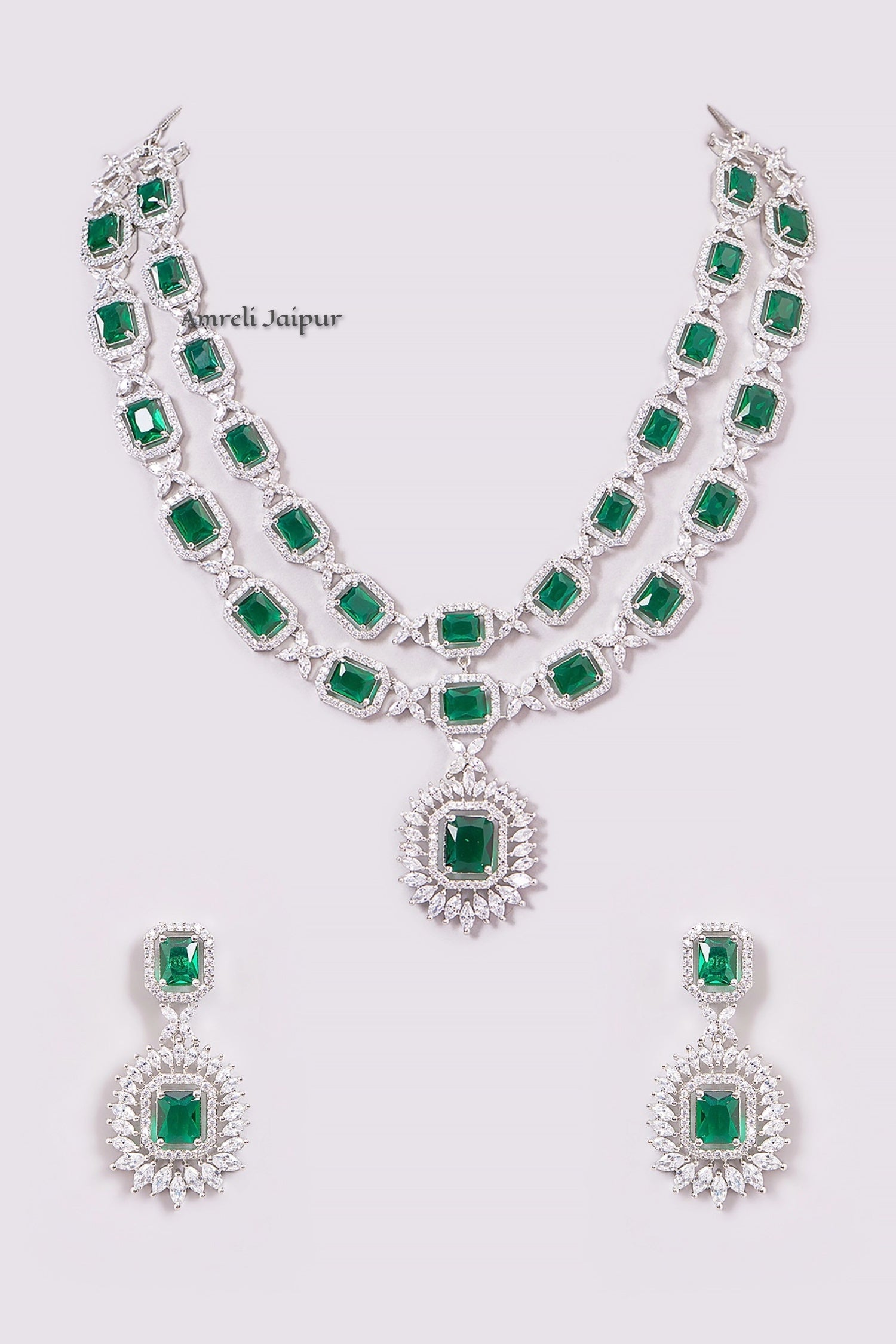 Amore Diamond Layered Necklace Set