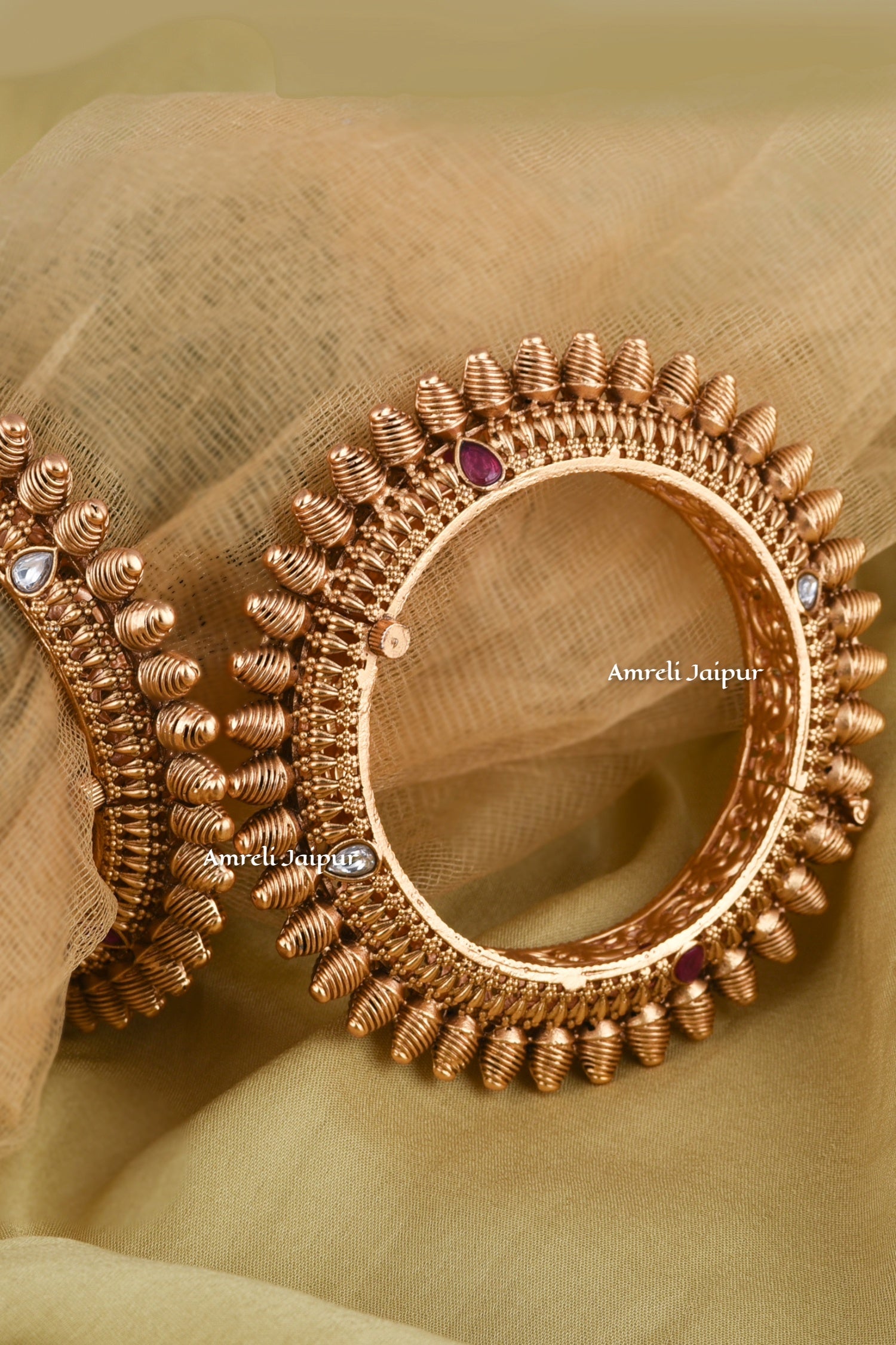 Vagmi Gold Plated Bangles