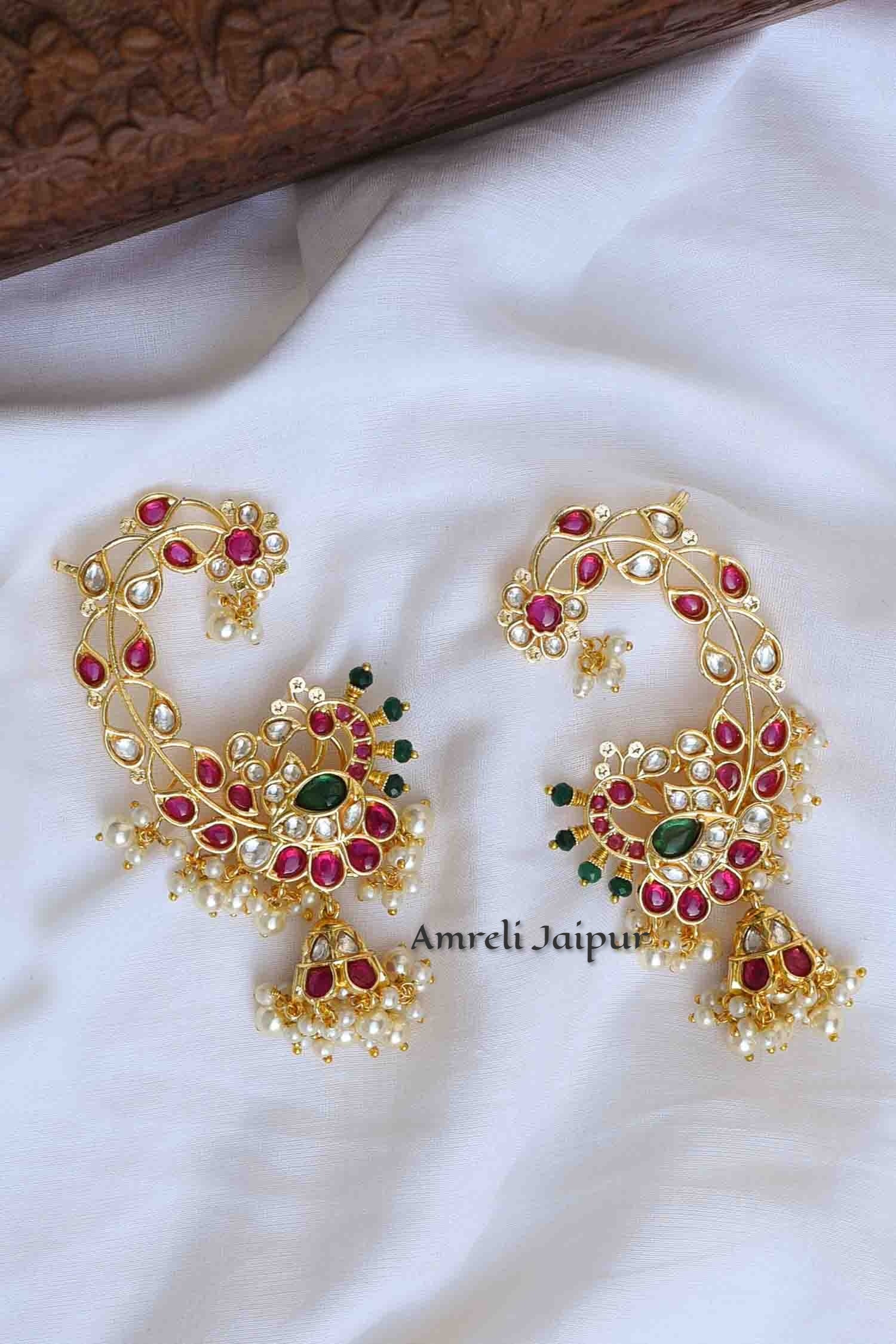 Vyapini Ear Cuff Jhumkis