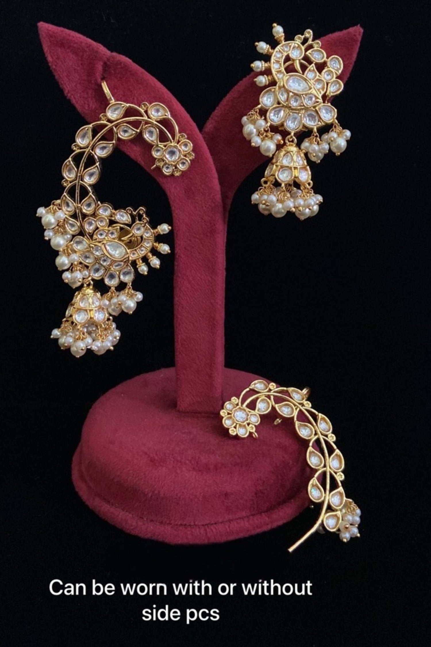 Vyapini Ear Cuff Jhumkis