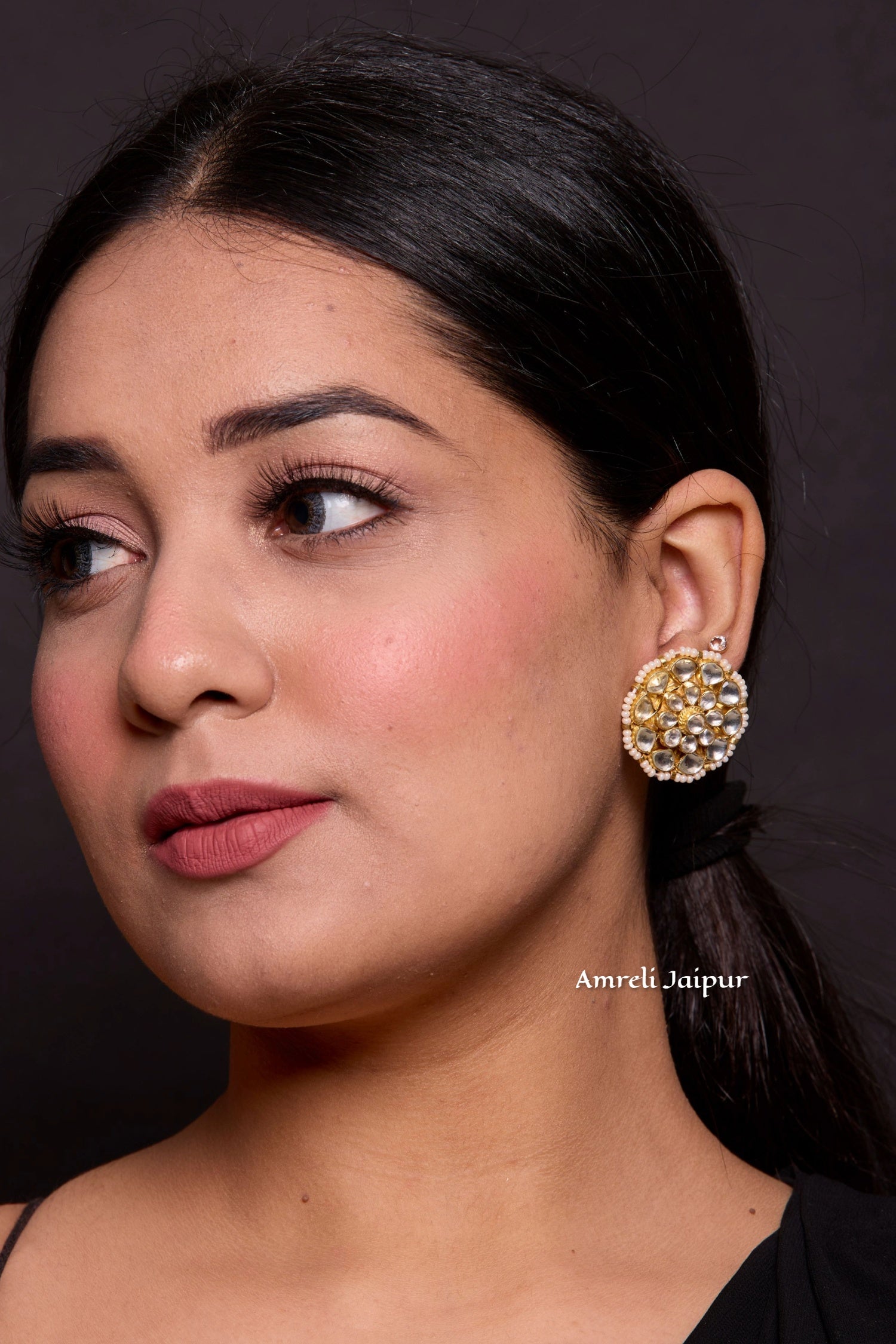 Eira Kundan Studs Earrings