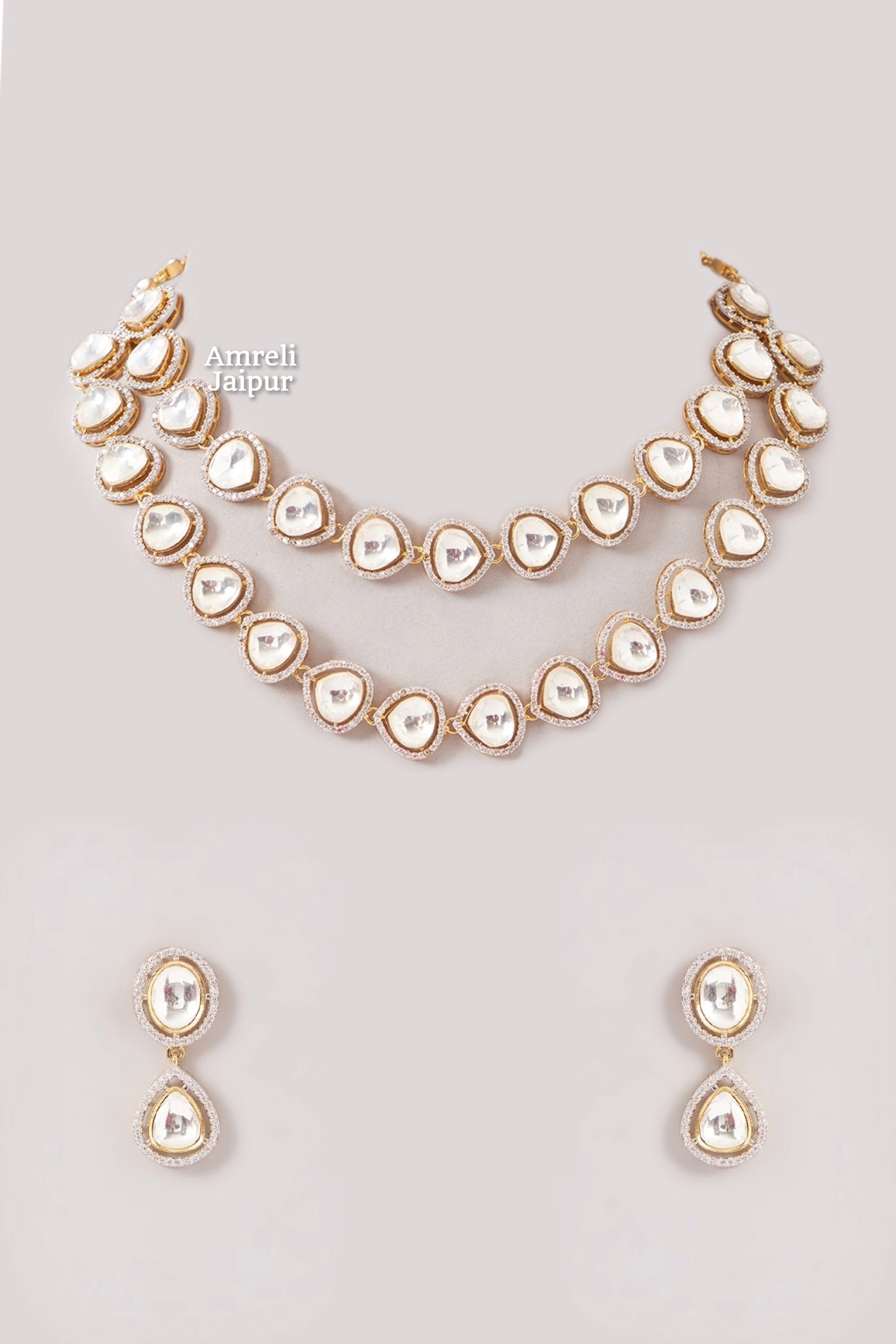 Tripaa Double Layered Polki Set