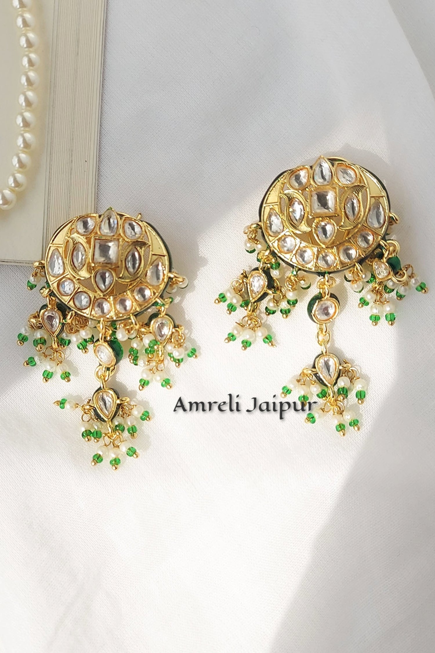 Amrut Polki Kundan Earrings