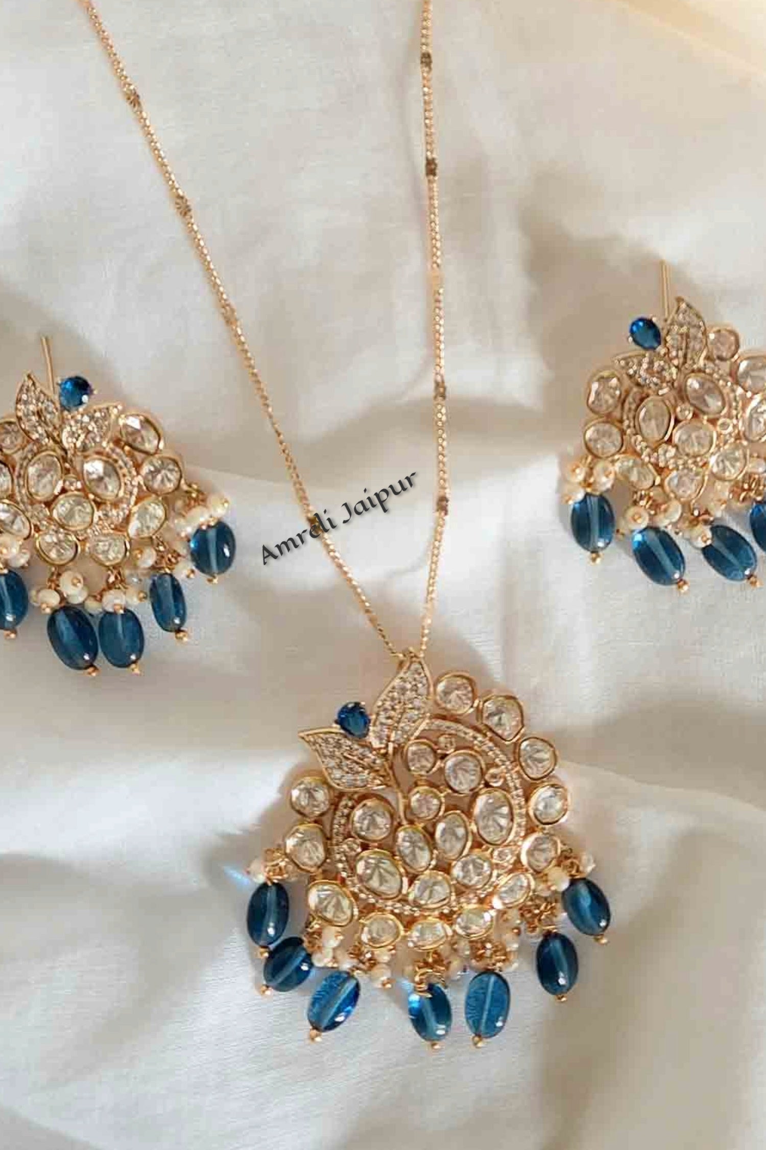 Waheeda Polki Necklace Set