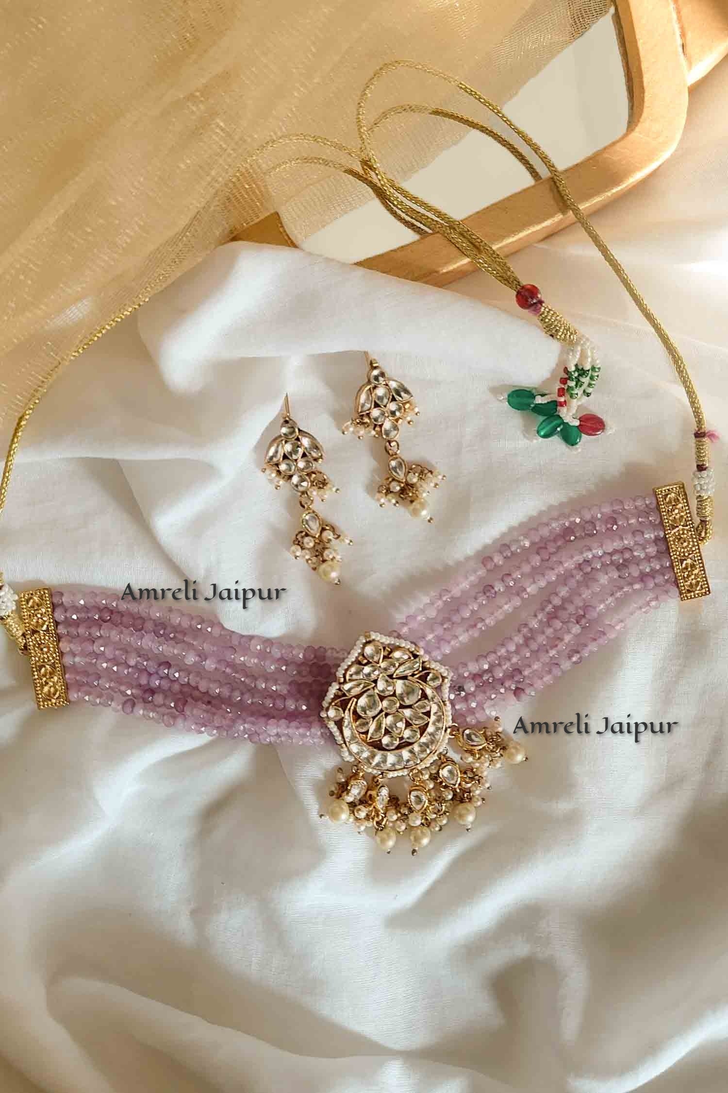 Tresa Pachi Kundan Choker Set