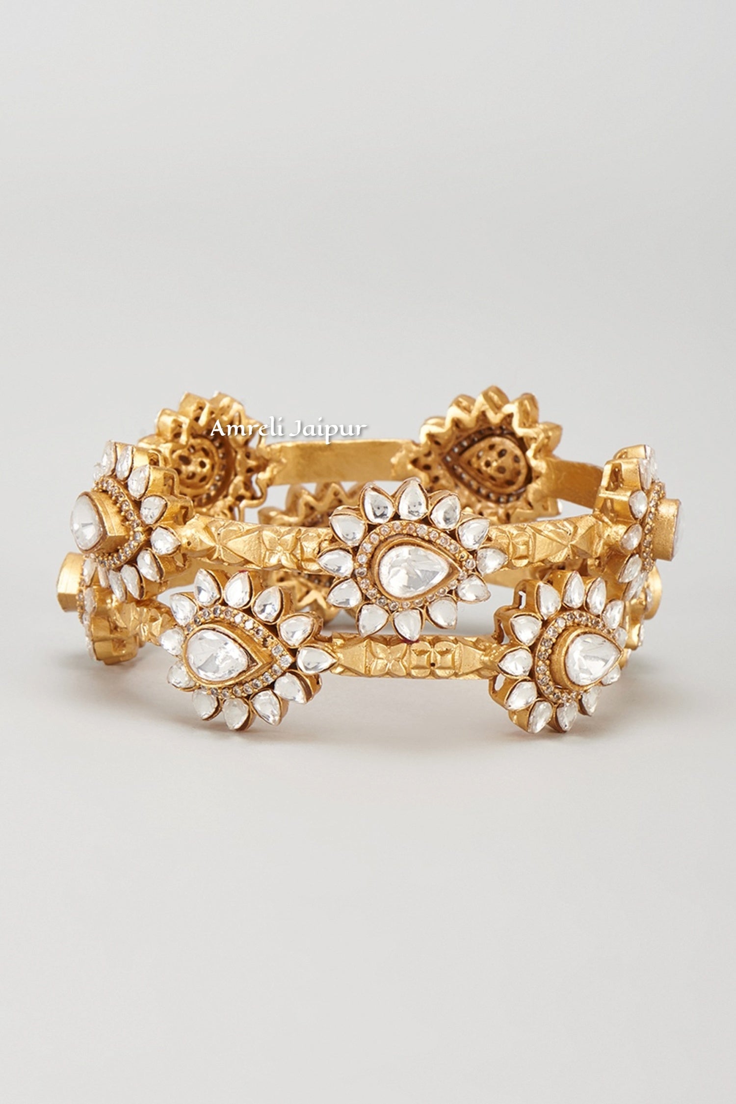 Saina Floral Polki Bracelet