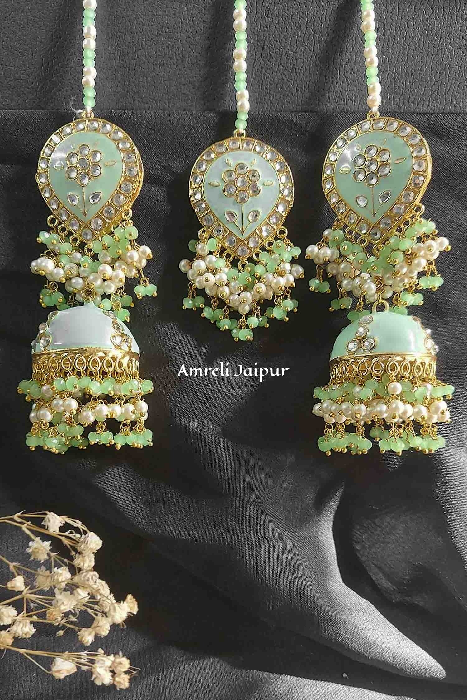 Vishma Earrings With Maangtika