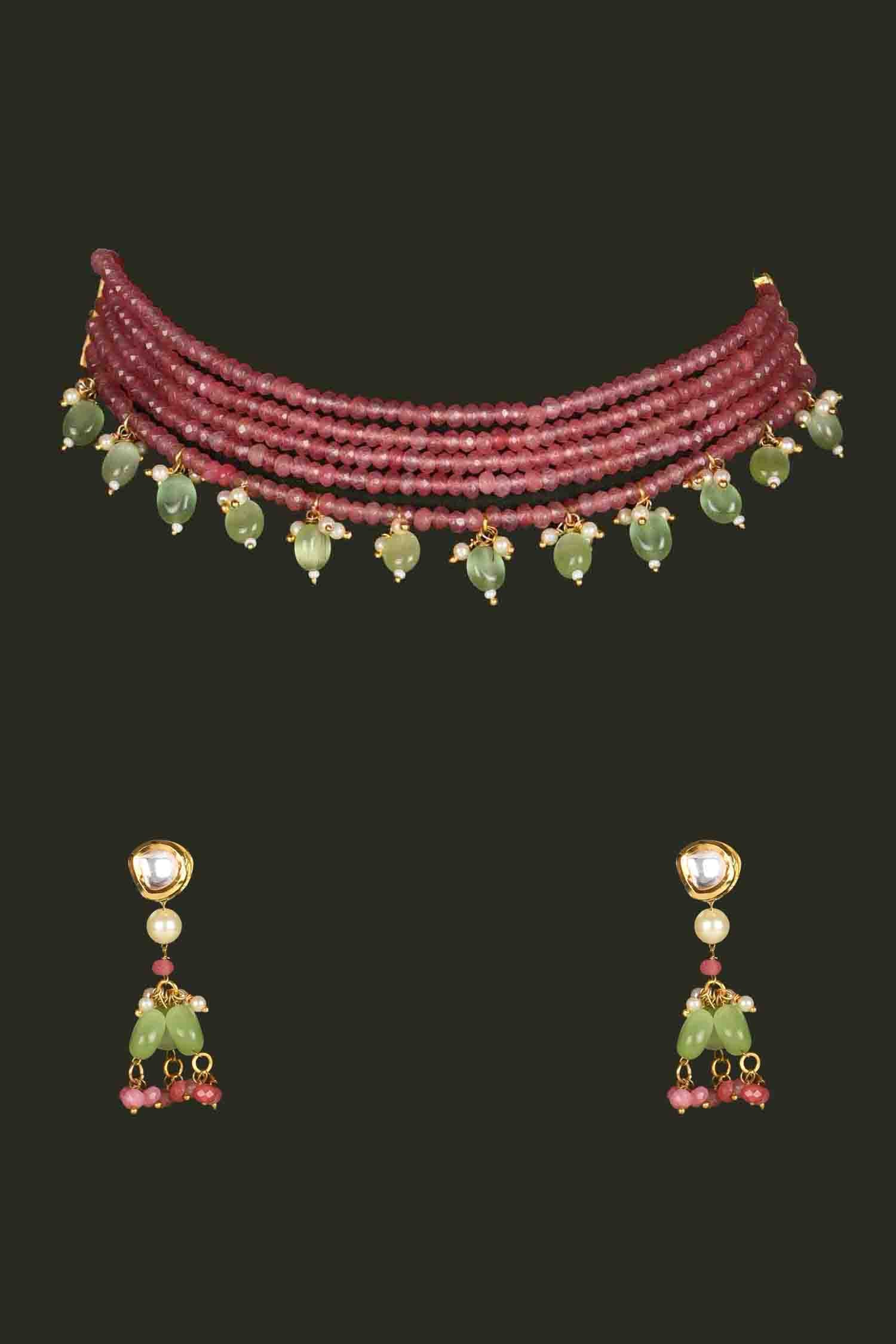 Clara Jade Choker Set