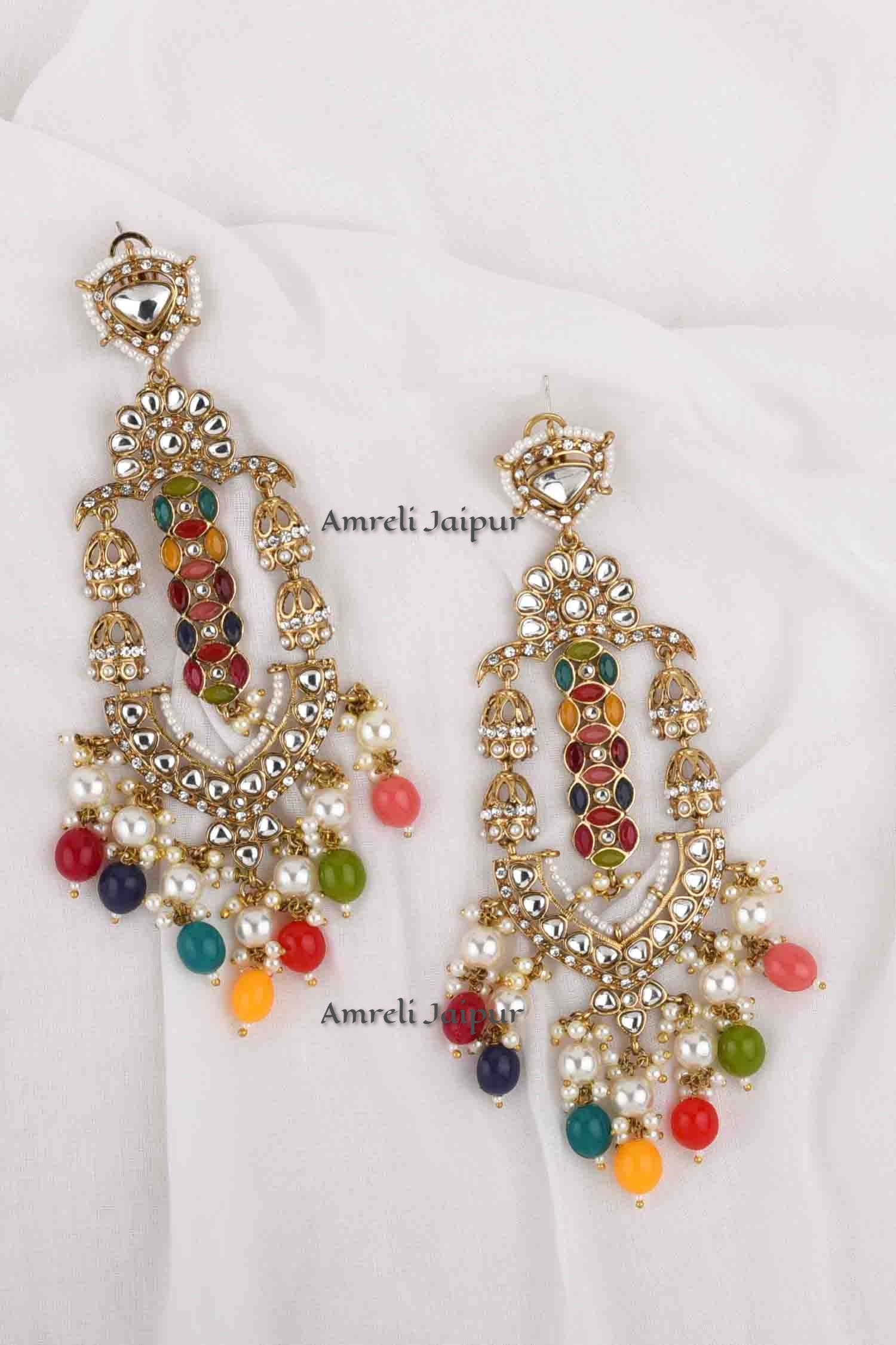 Fadia Kundan Earrings