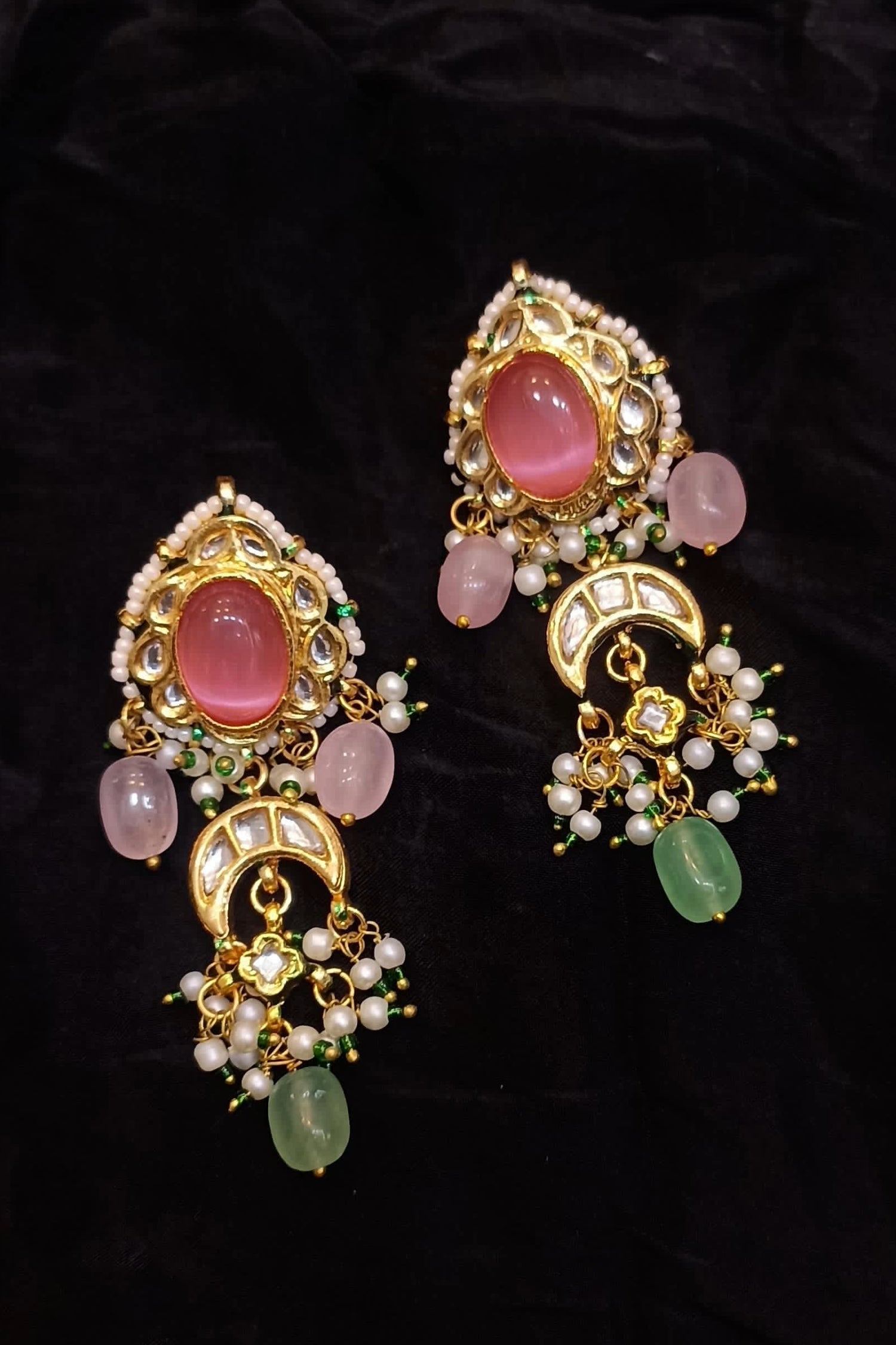 Shaima Kundan Earrings