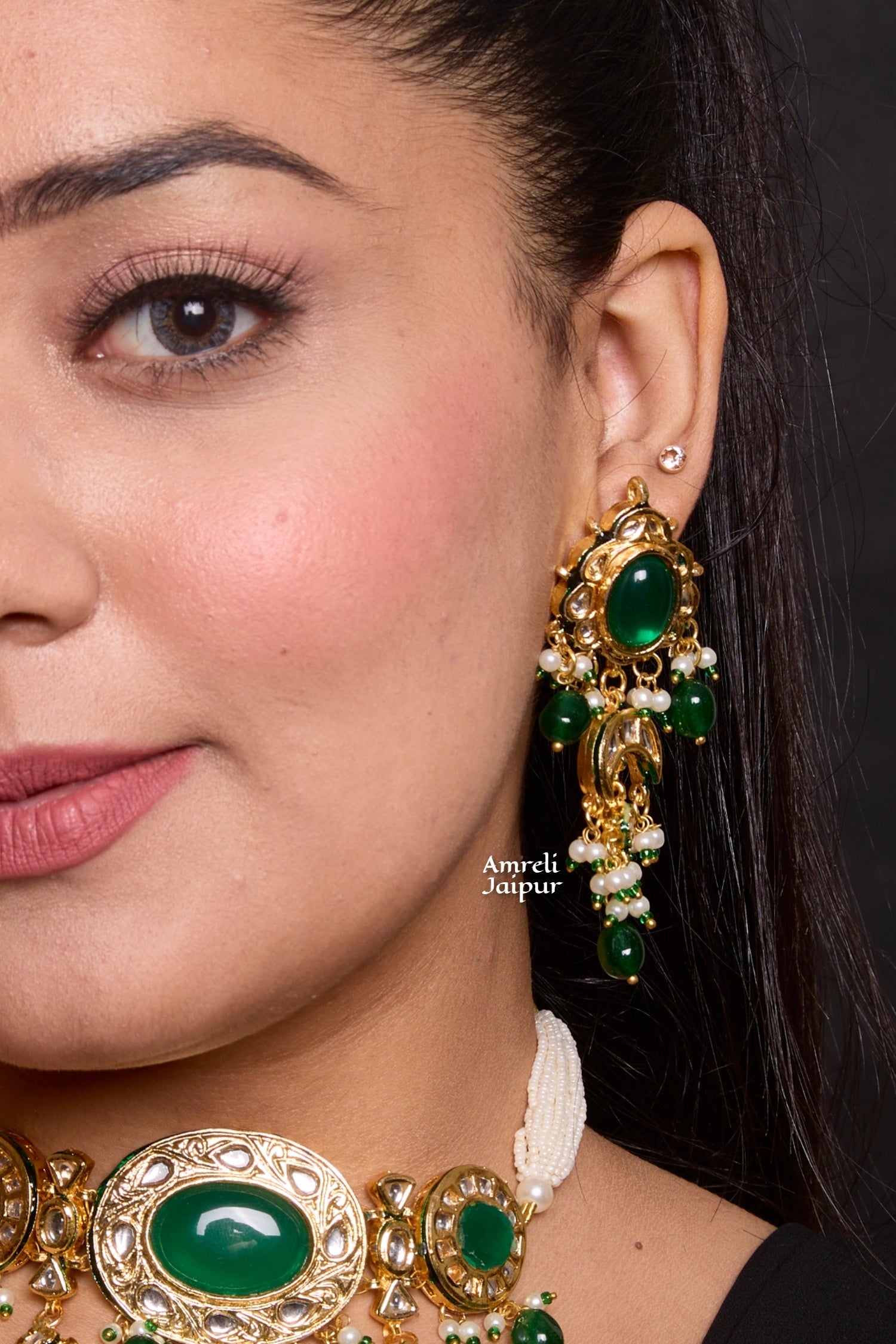 Shaima Kundan Earrings