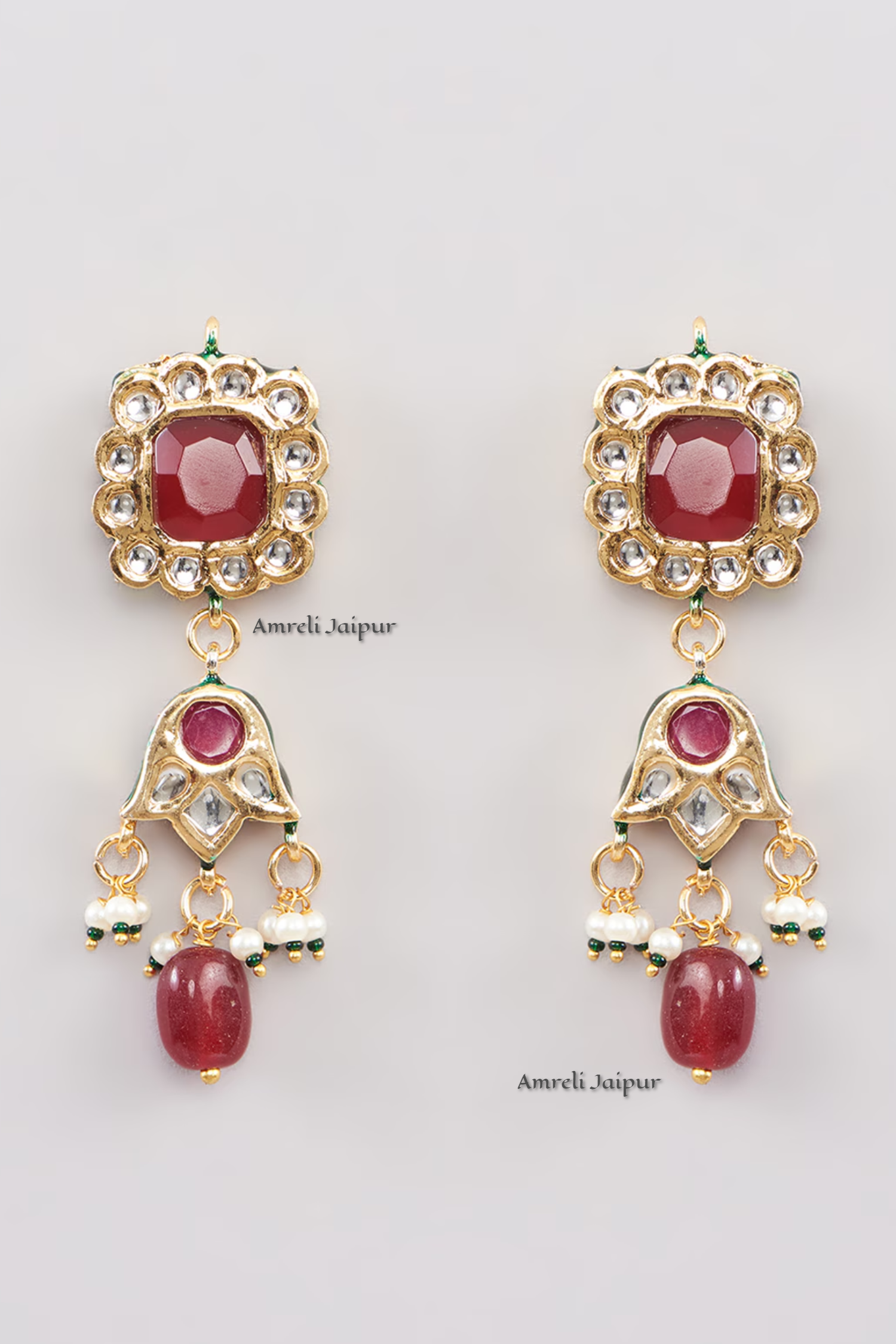 Kiraz Kundan Earrings