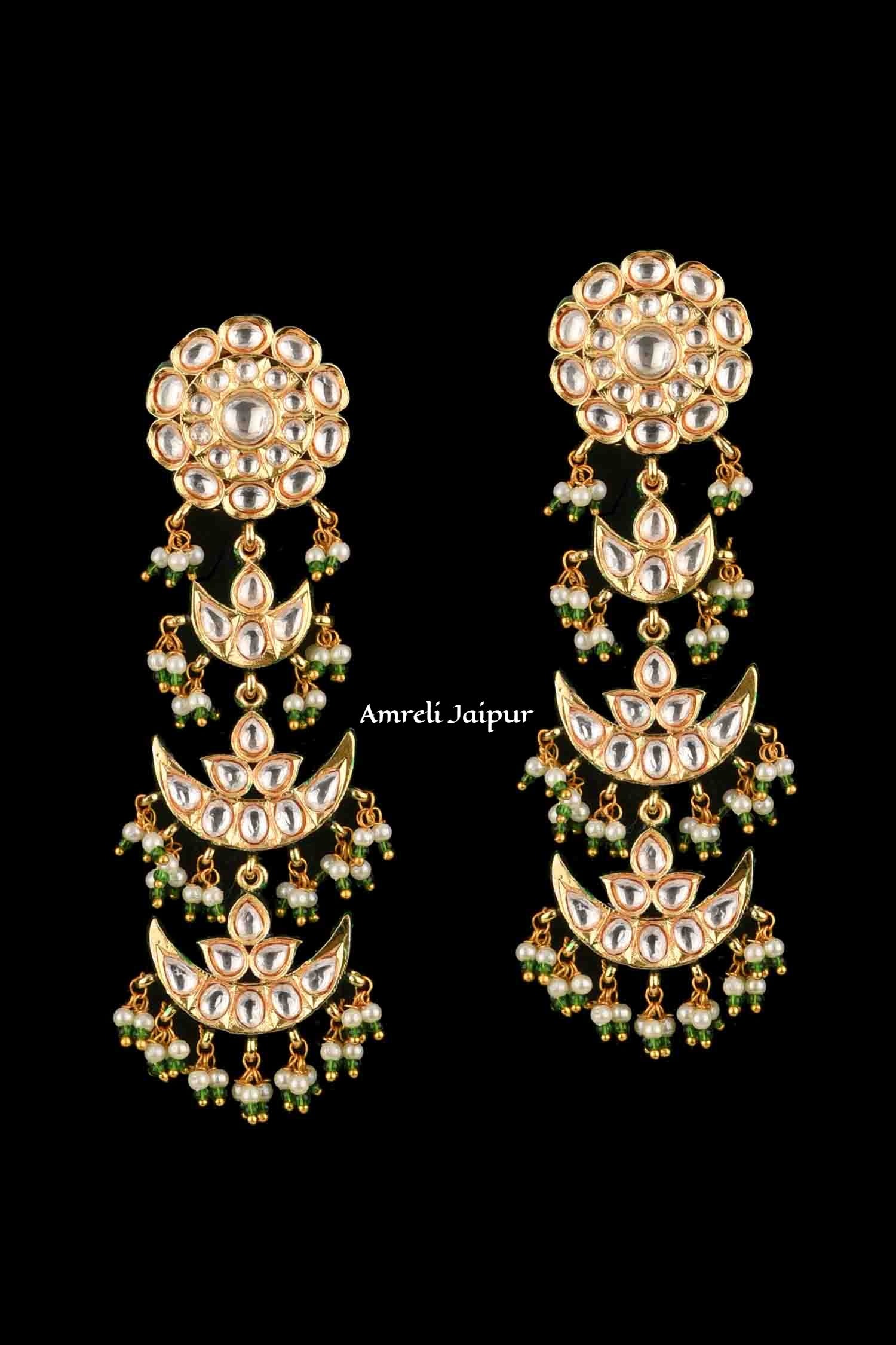 Mrina Kundan Earrings