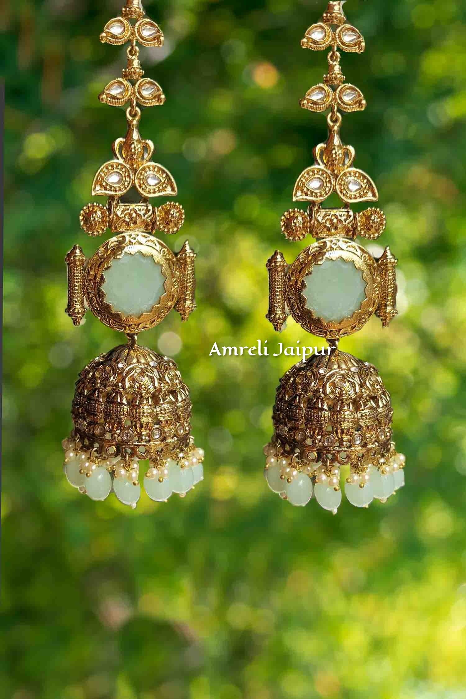 Amrya Ear Chain Jhumkas