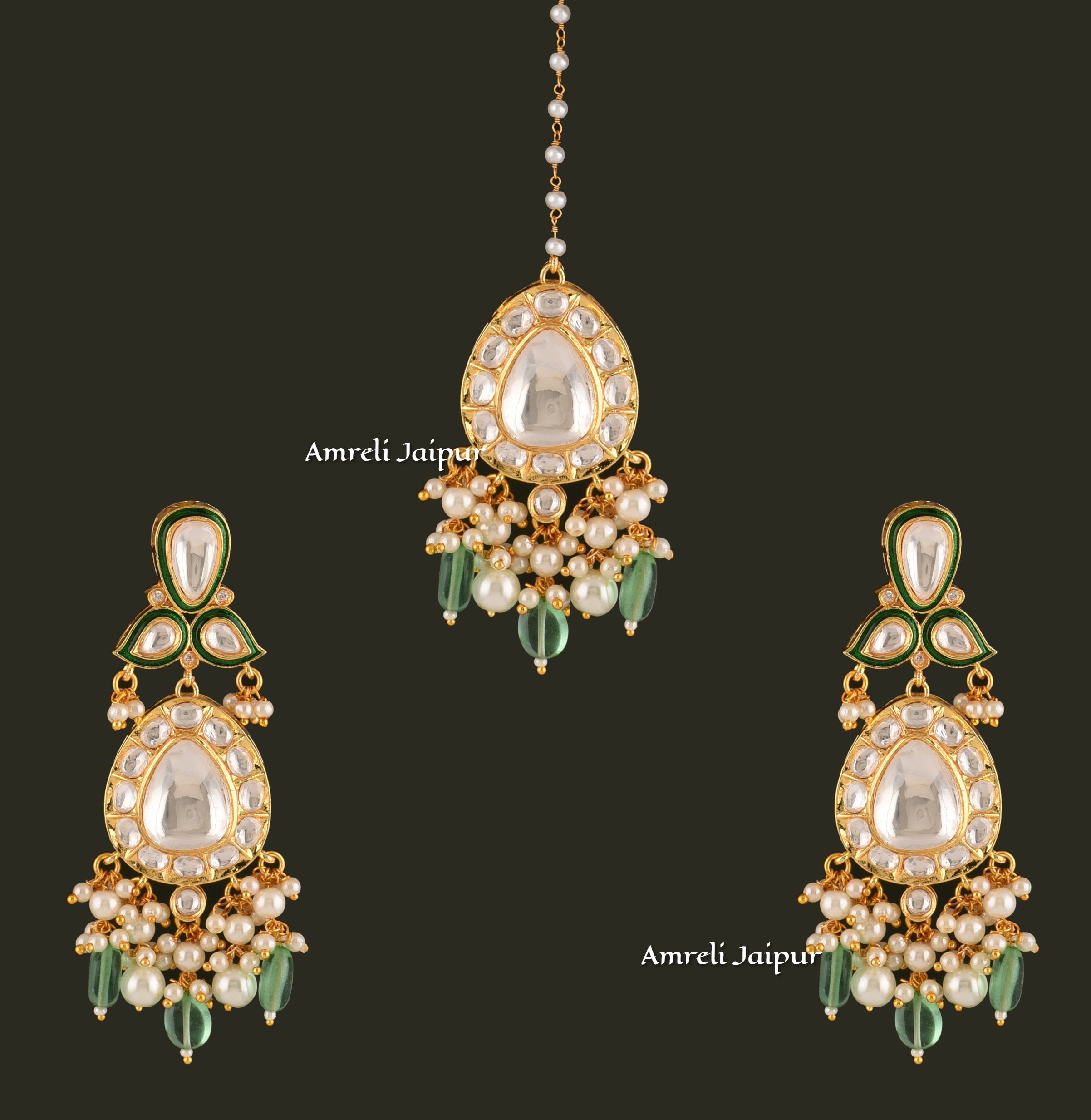 Nayna Polki Necklace Set